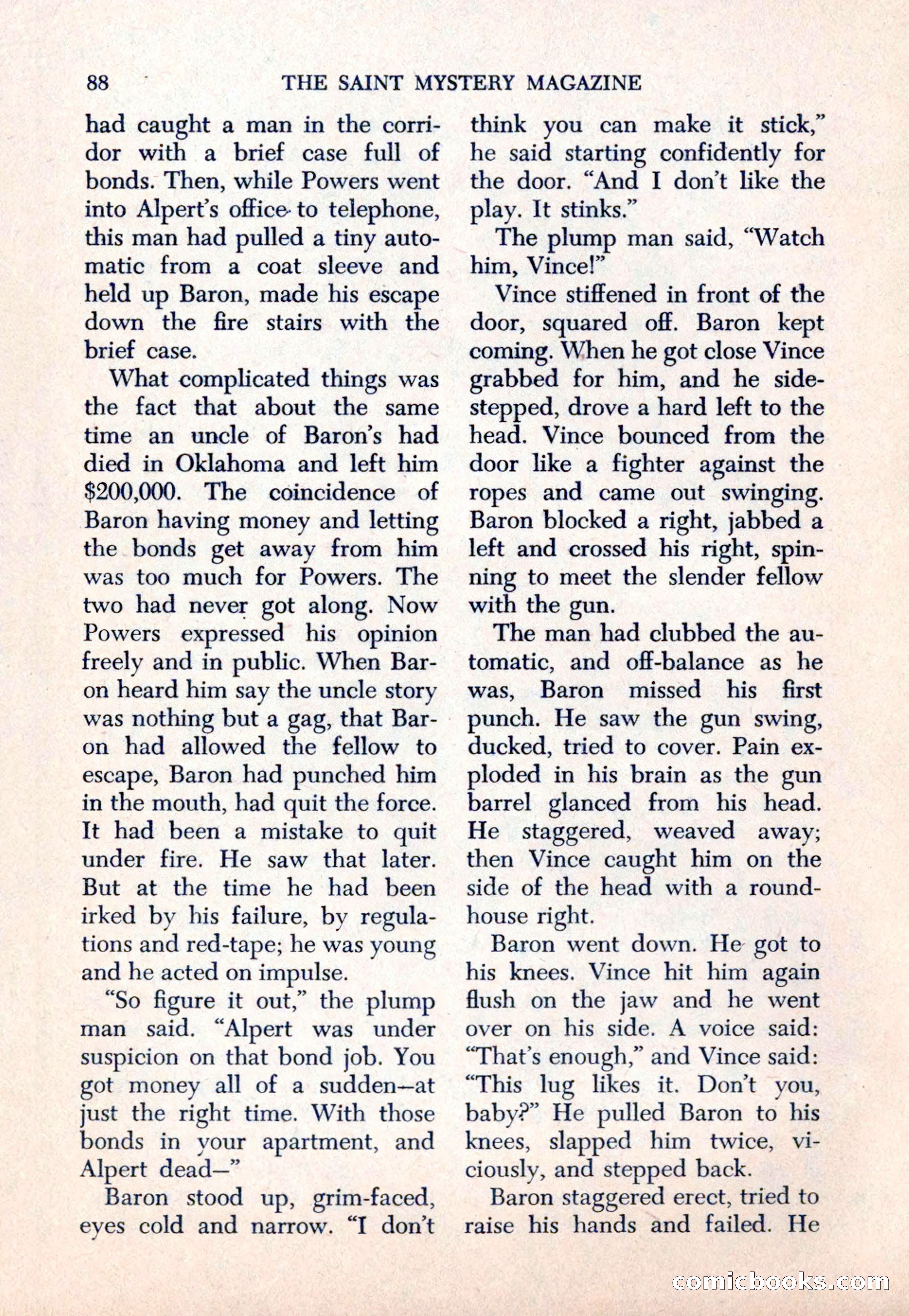 The Saint Mystery Magazine — page 90 of 132