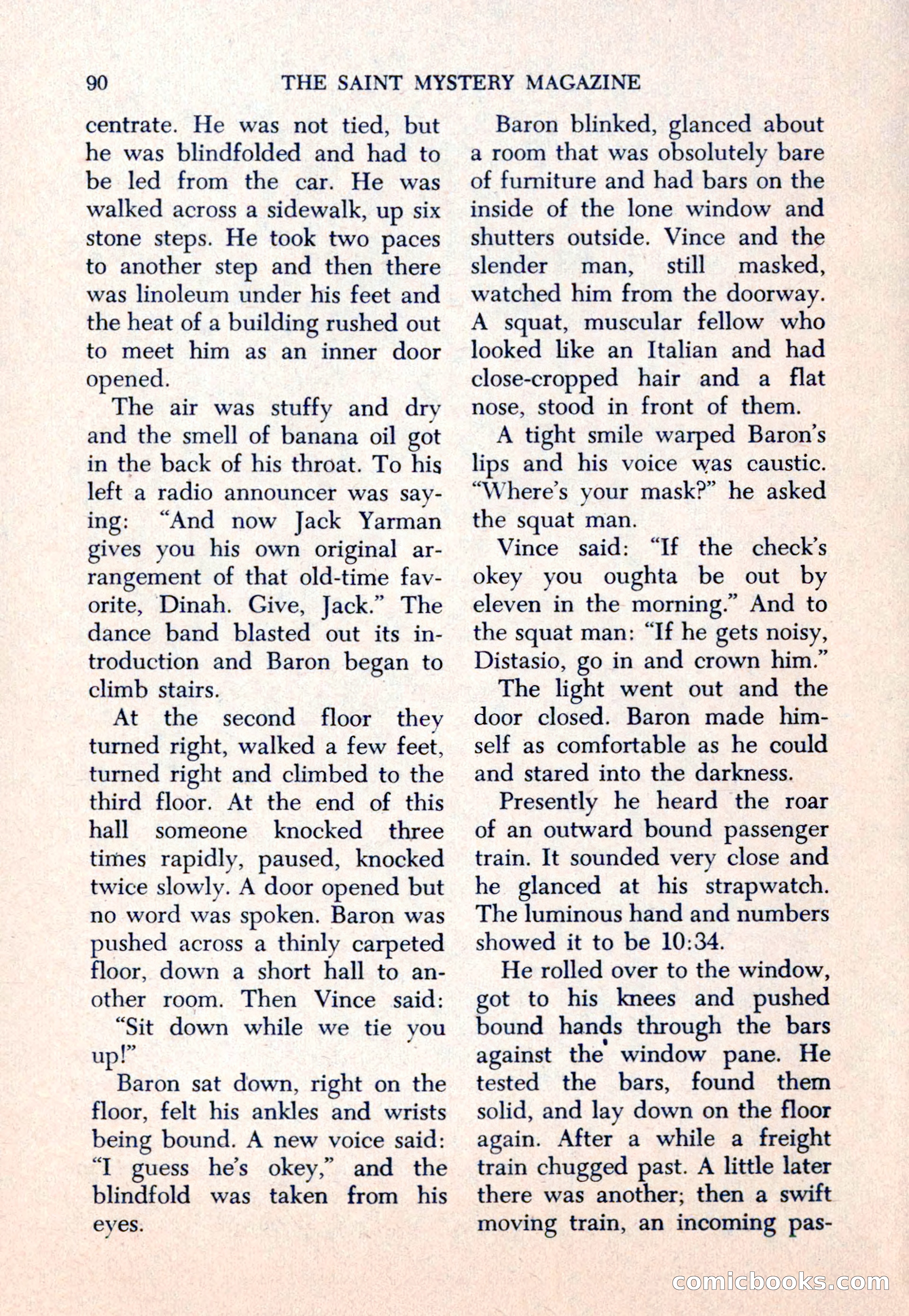 The Saint Mystery Magazine — page 92 of 132