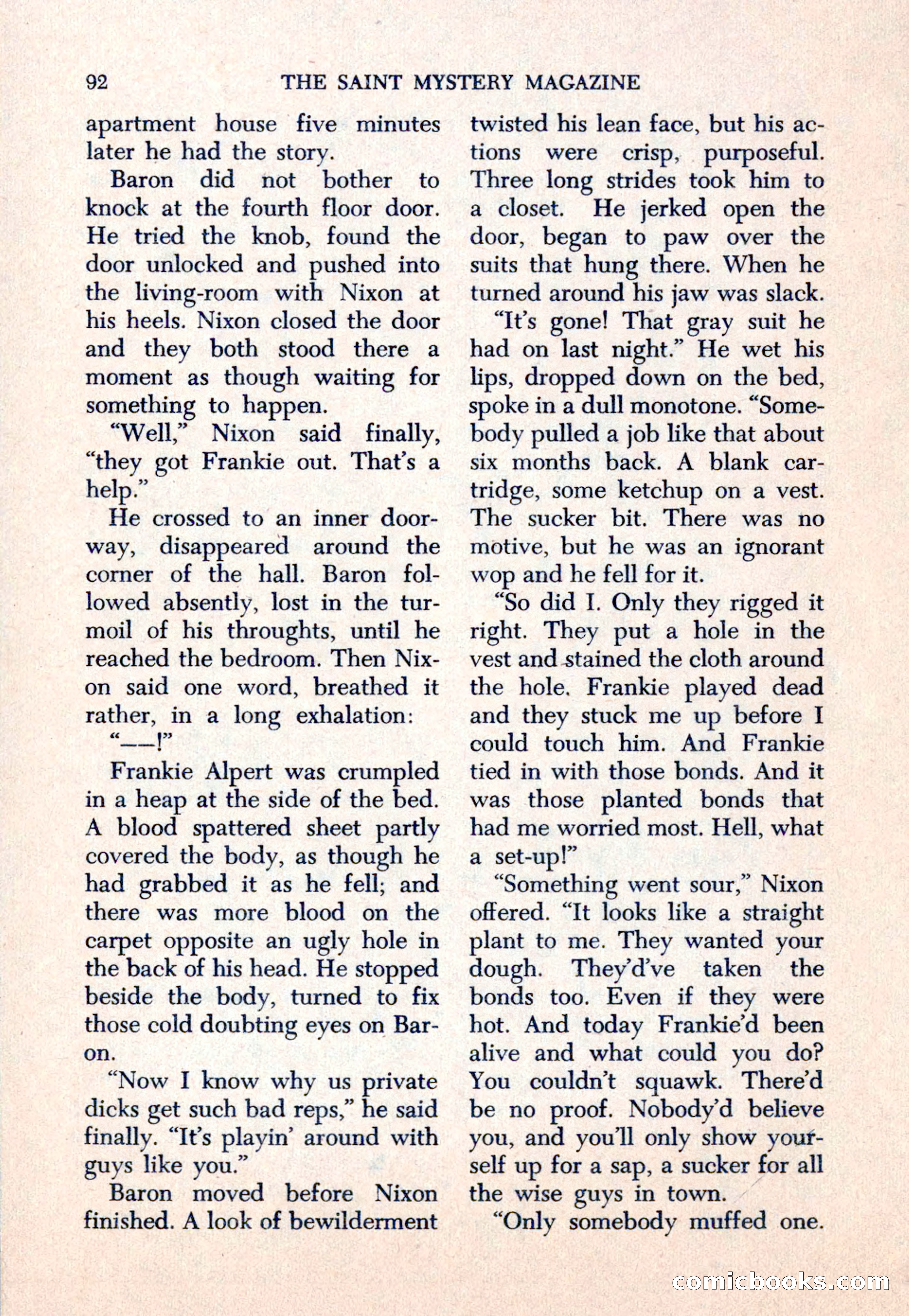 The Saint Mystery Magazine — page 94 of 132