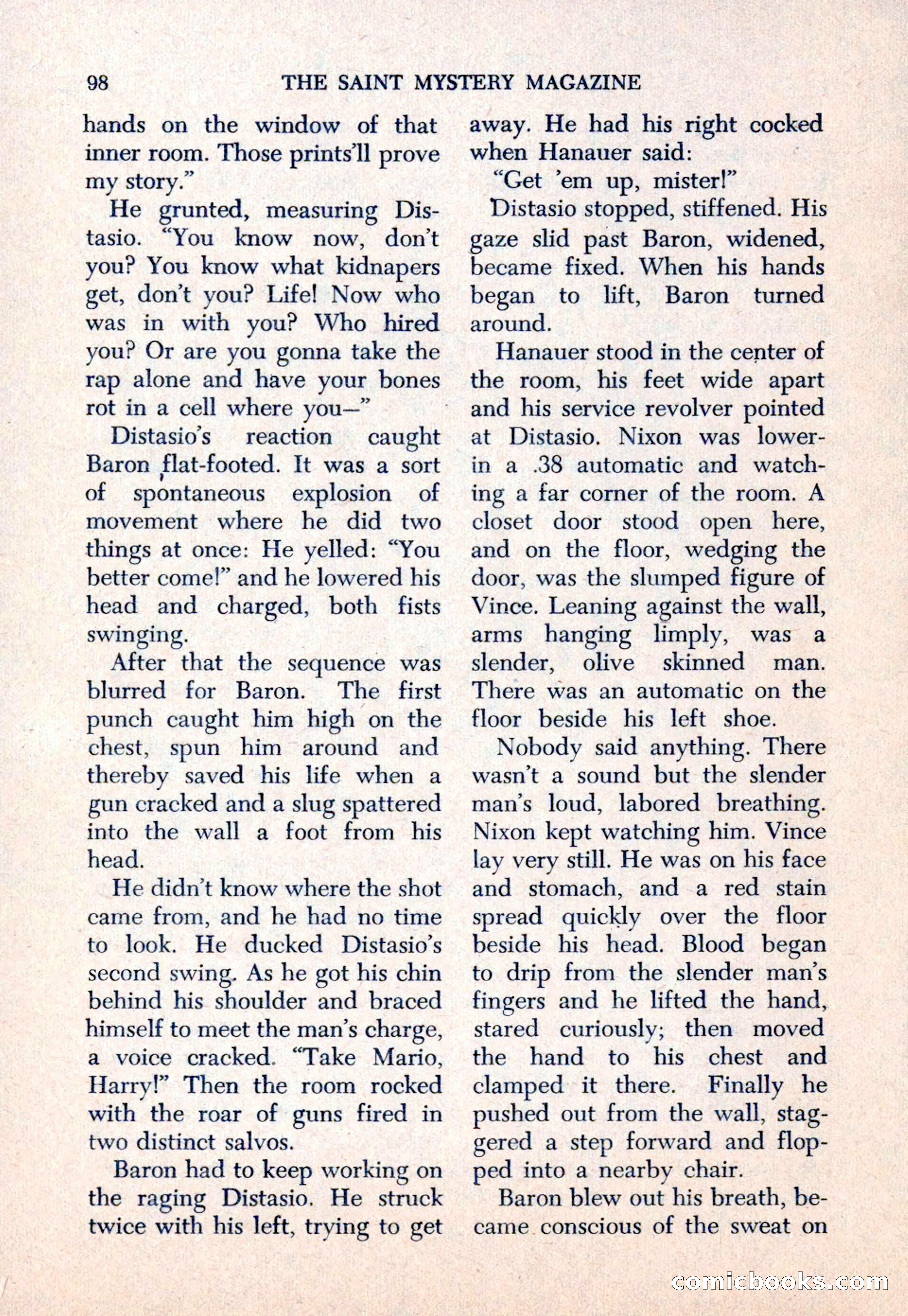 The Saint Mystery Magazine — page 100 of 132