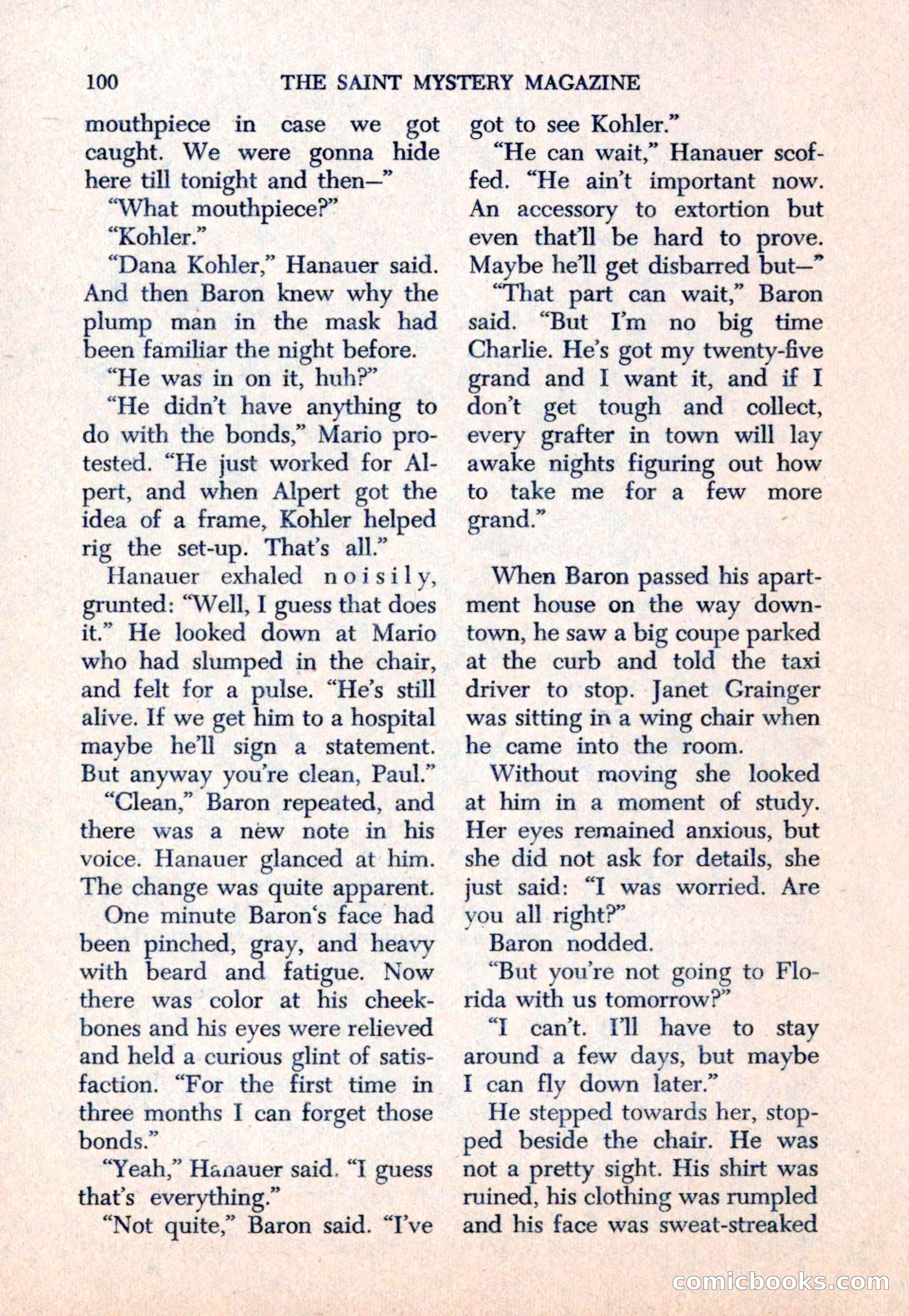 The Saint Mystery Magazine — page 102 of 132