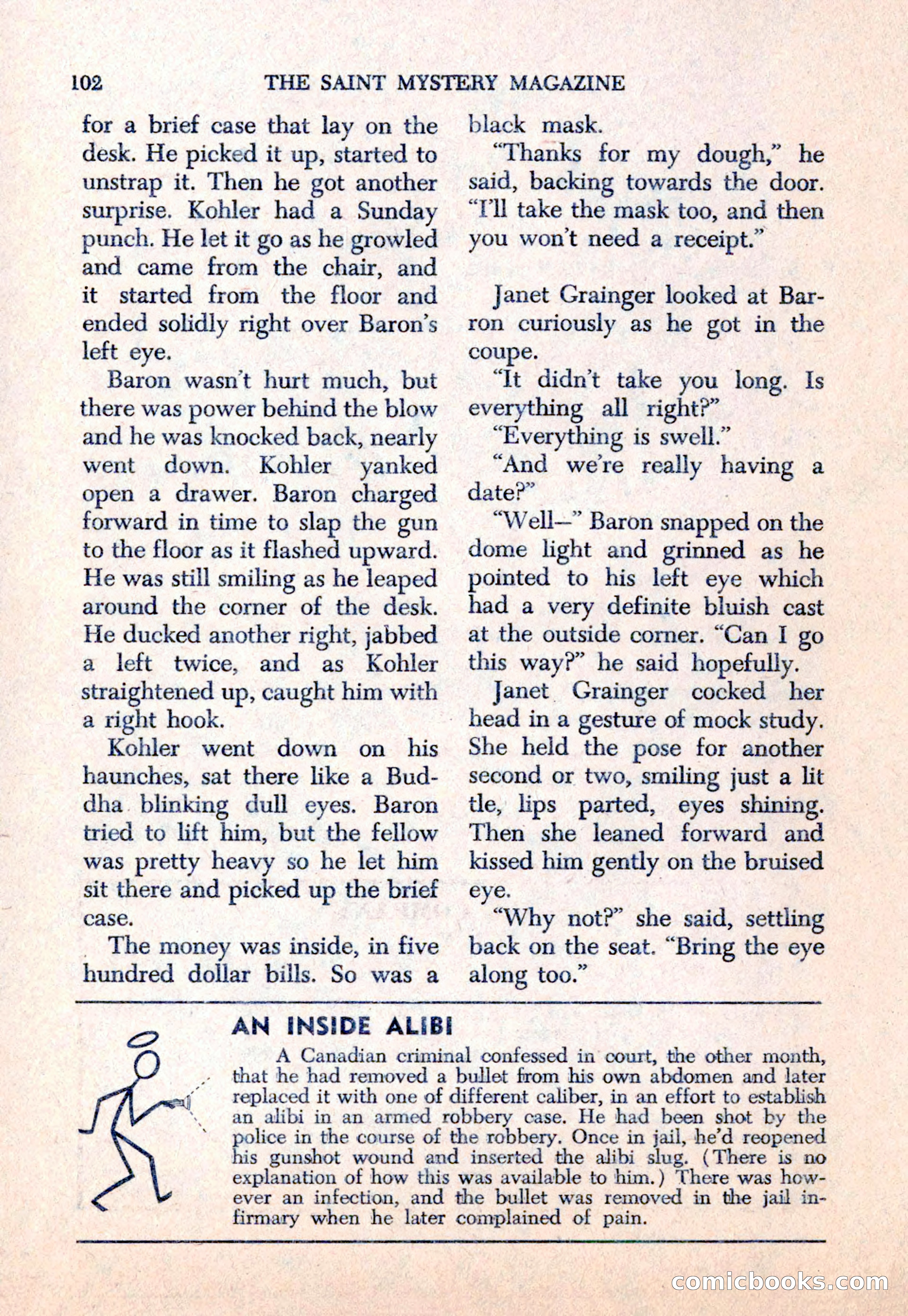 The Saint Mystery Magazine — page 104 of 132