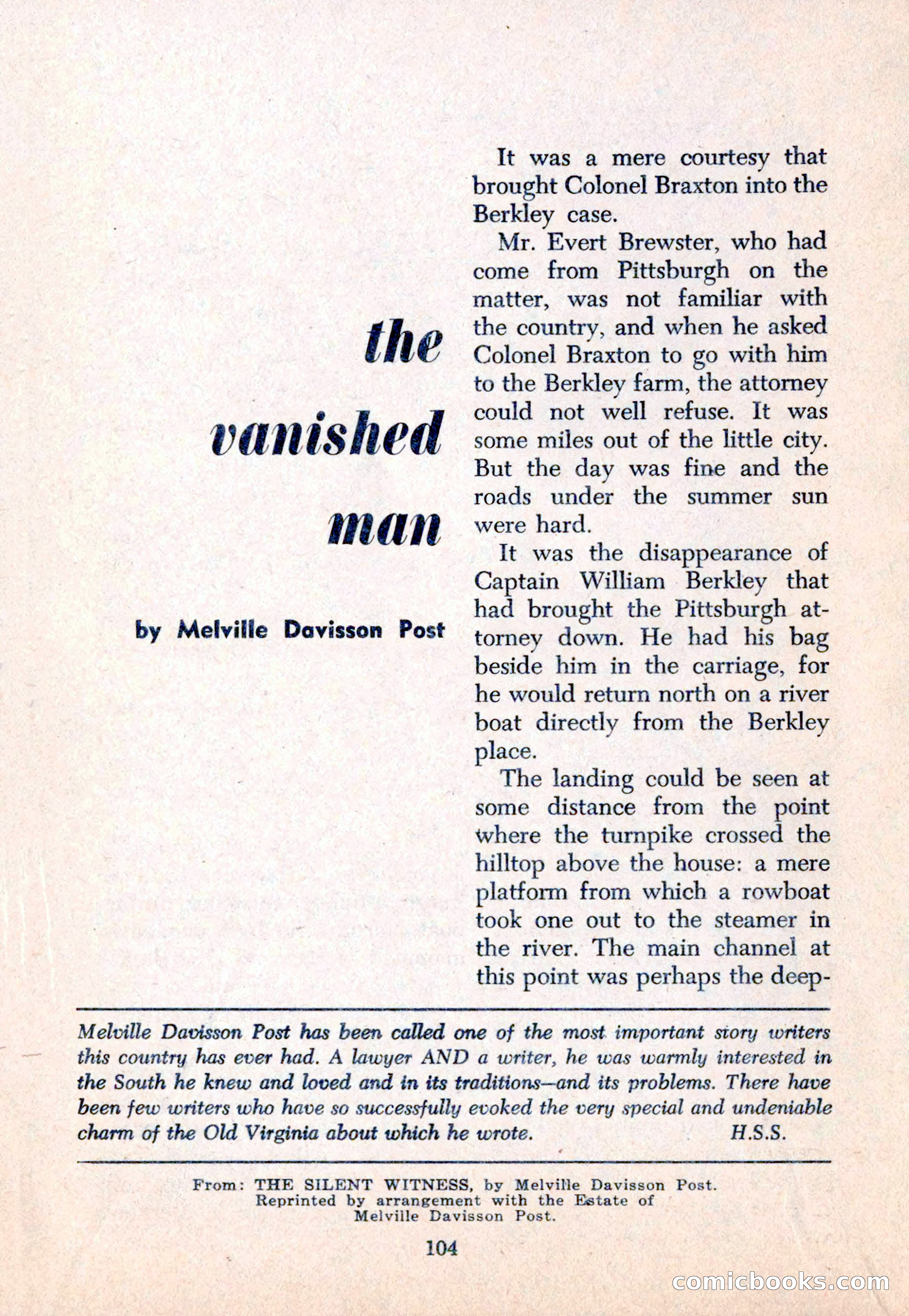 The Saint Mystery Magazine — page 106 of 132