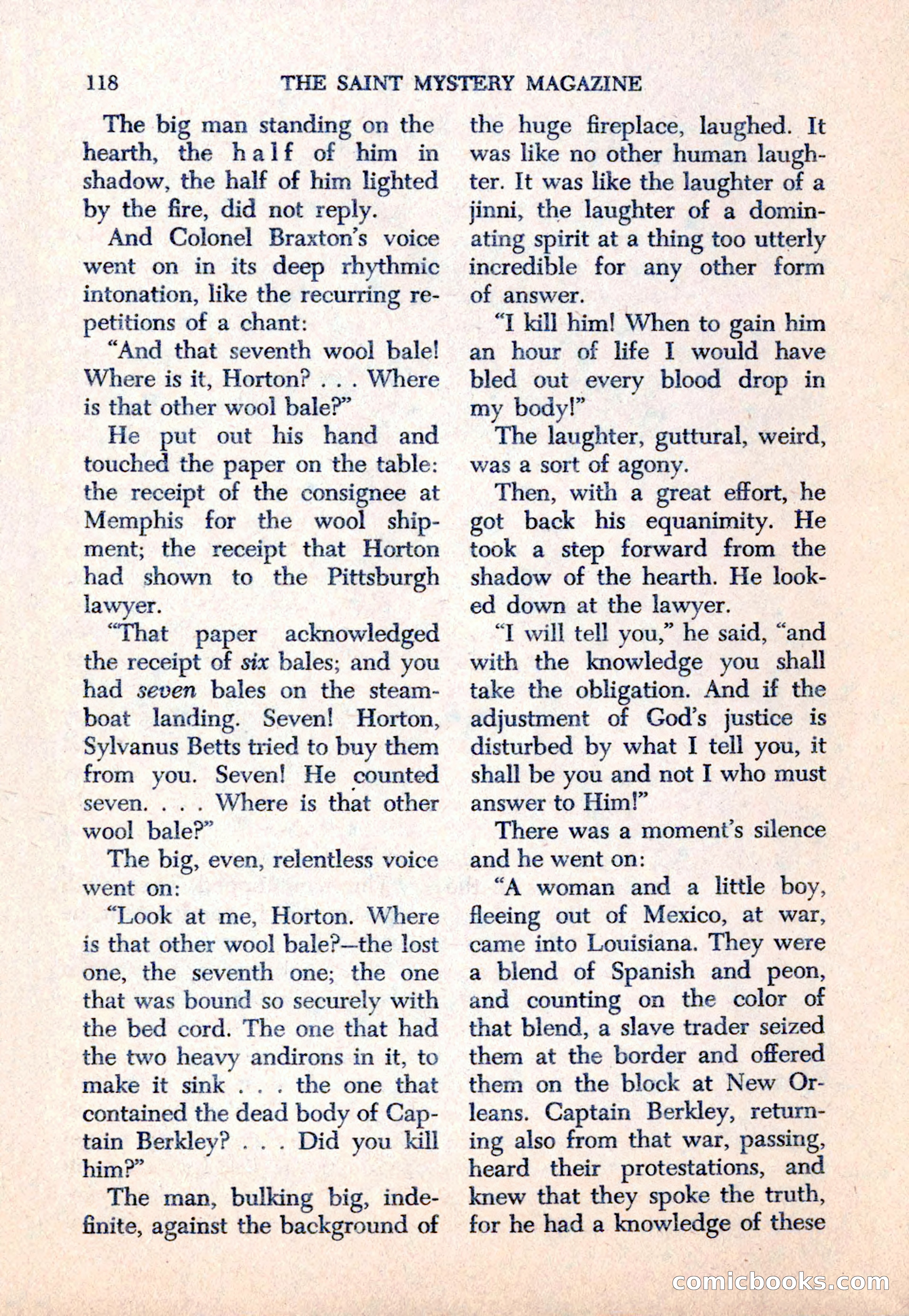 The Saint Mystery Magazine — page 120 of 132