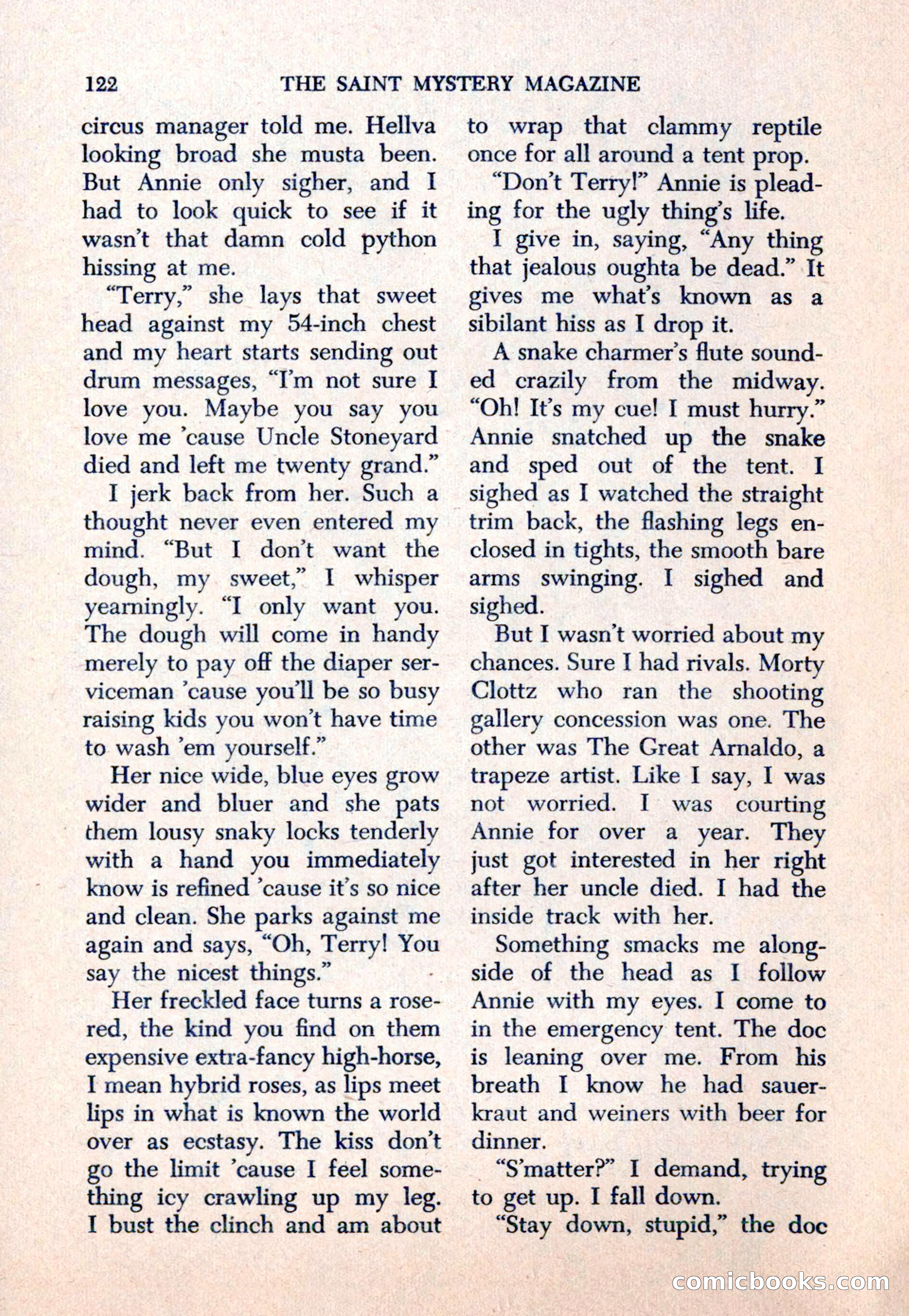 The Saint Mystery Magazine — page 124 of 132