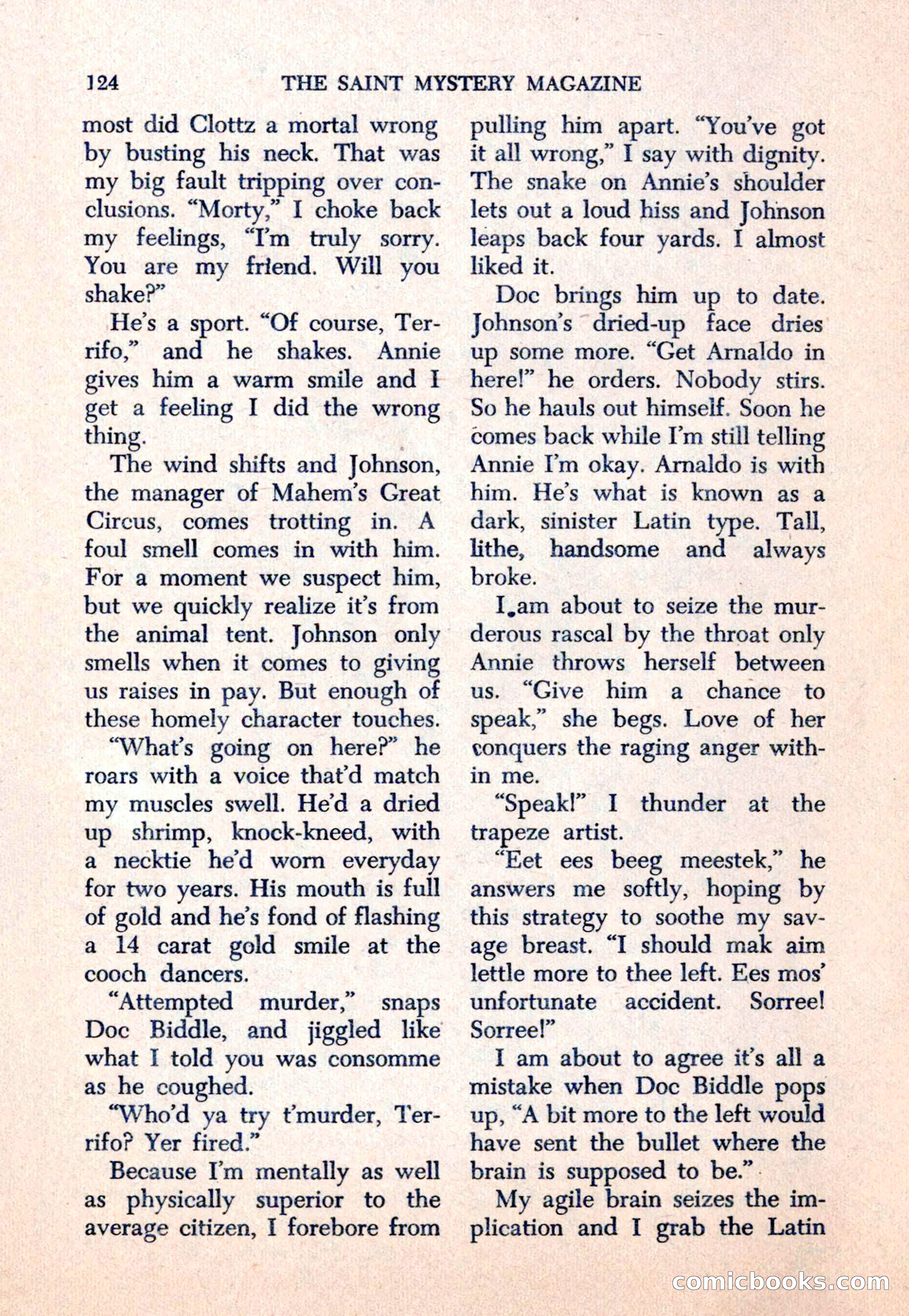 The Saint Mystery Magazine — page 126 of 132