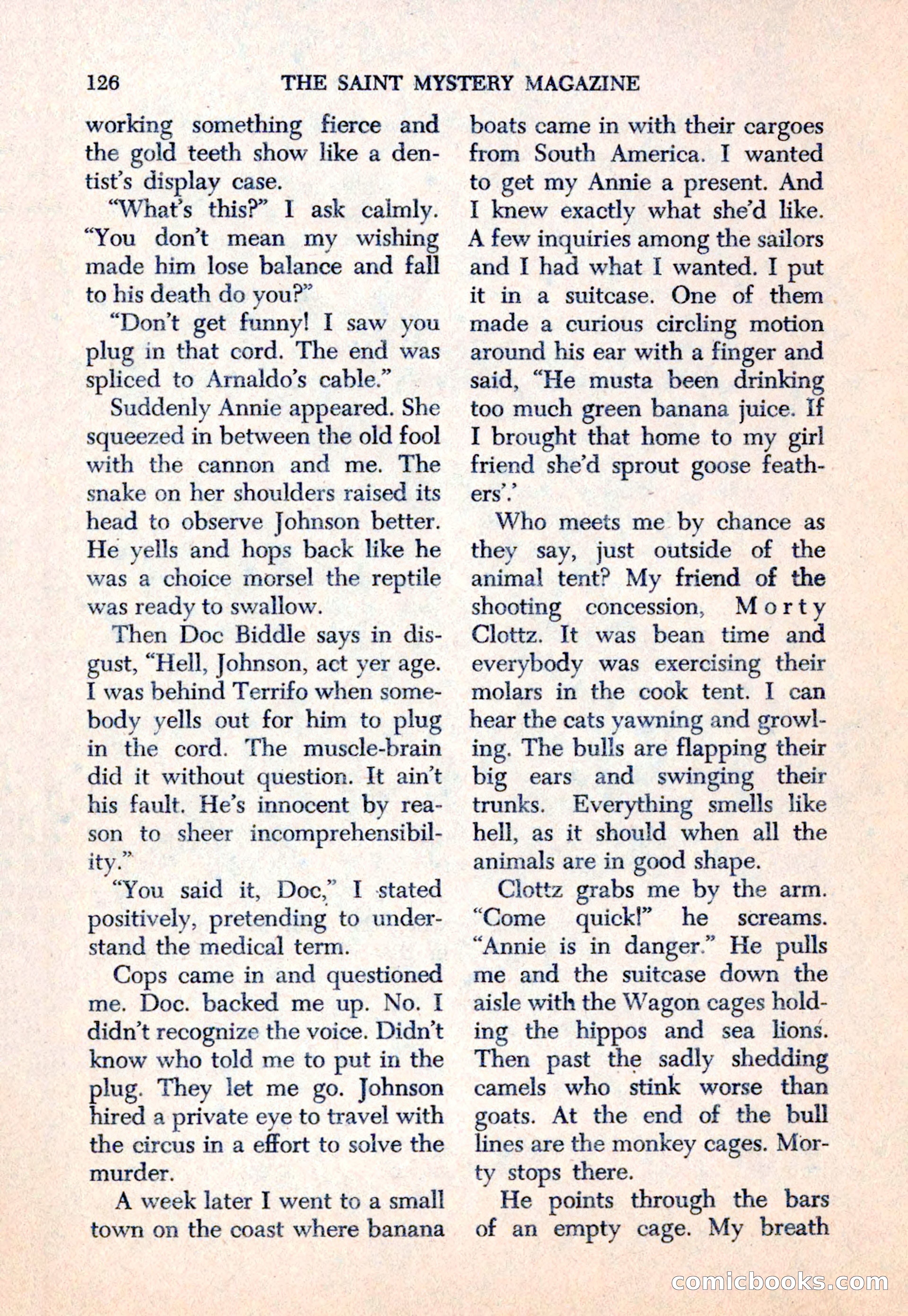 The Saint Mystery Magazine — page 128 of 132