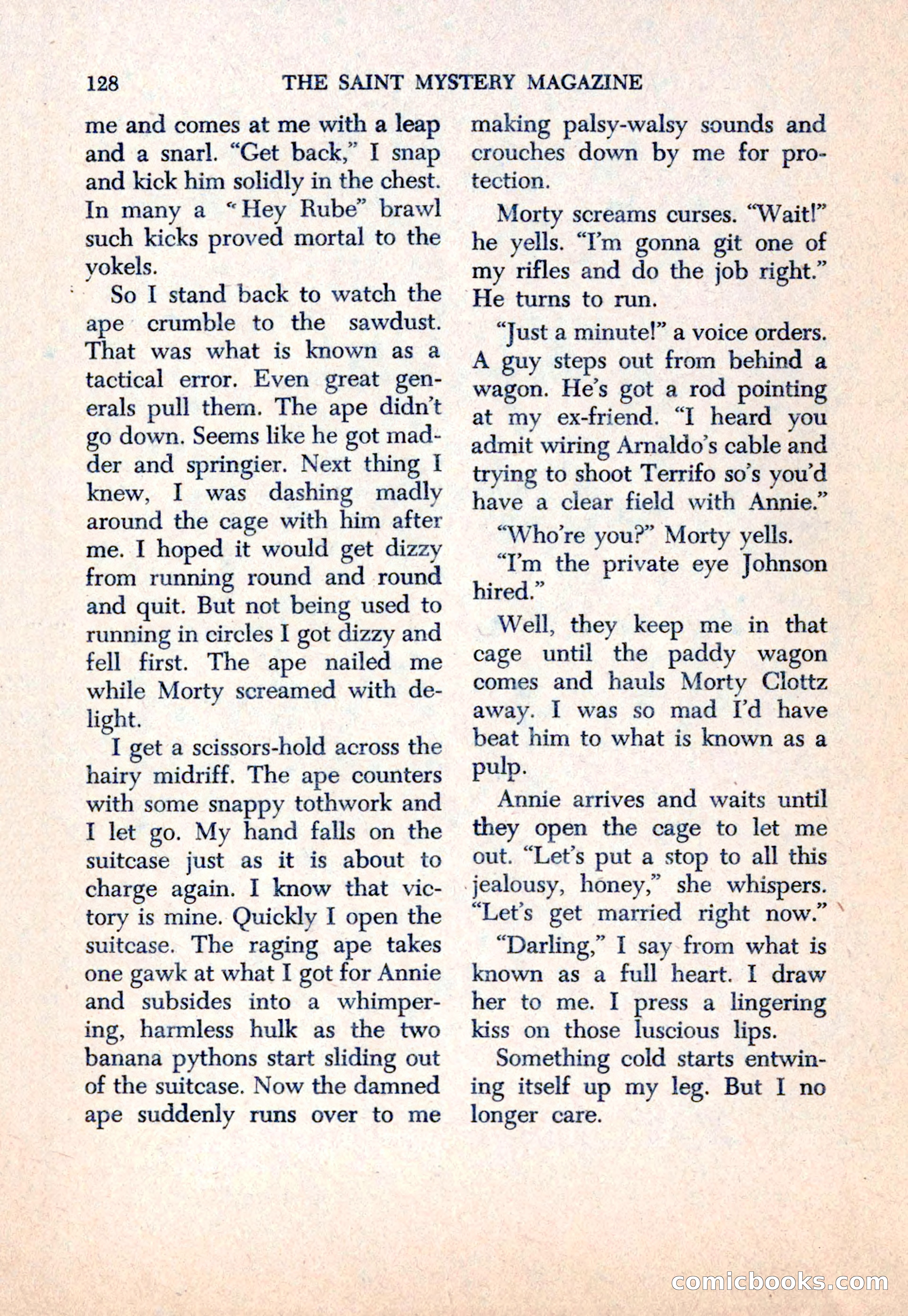 The Saint Mystery Magazine — page 130 of 132