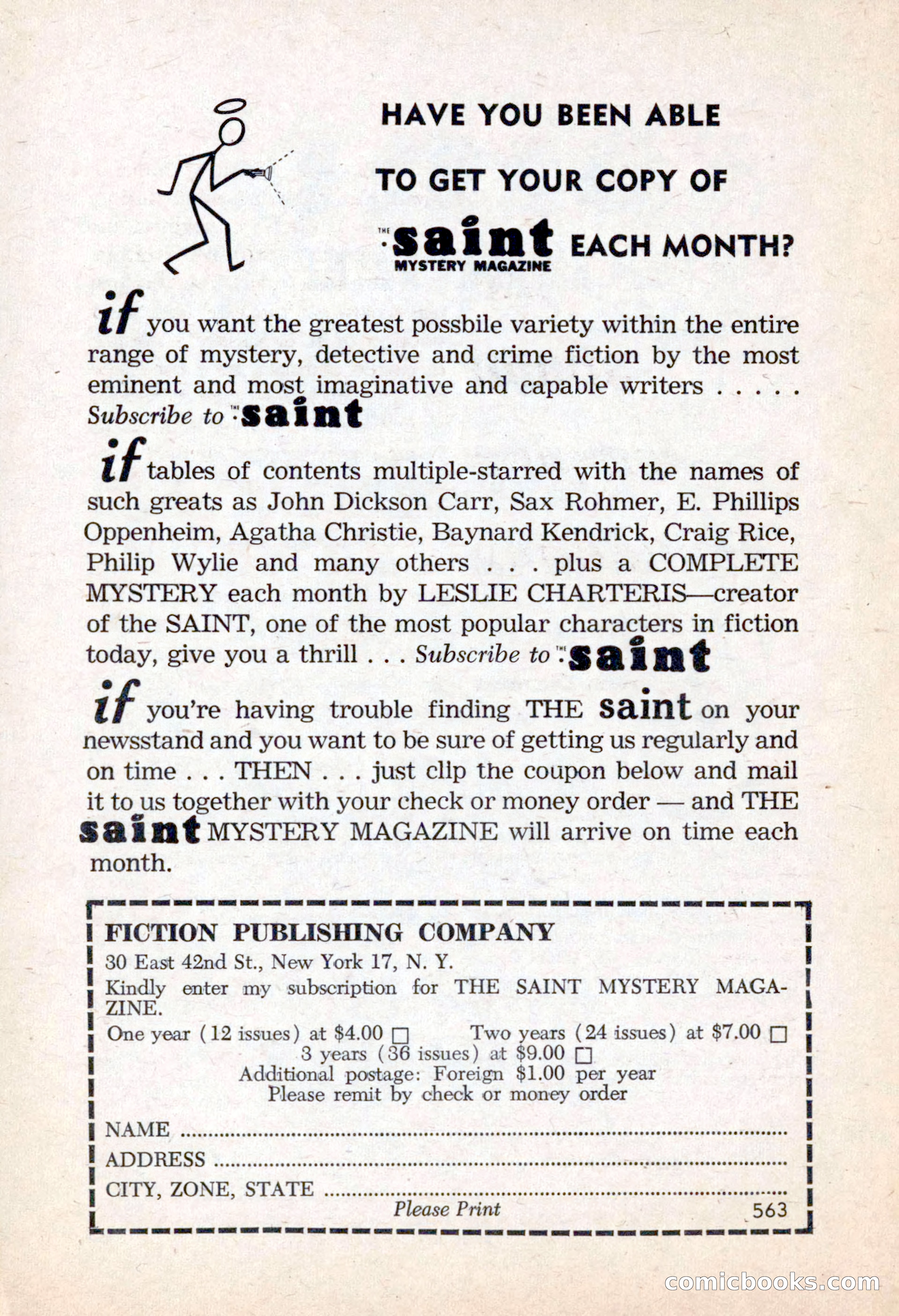 The Saint Mystery Magazine, May 1963 — page 4 of 132