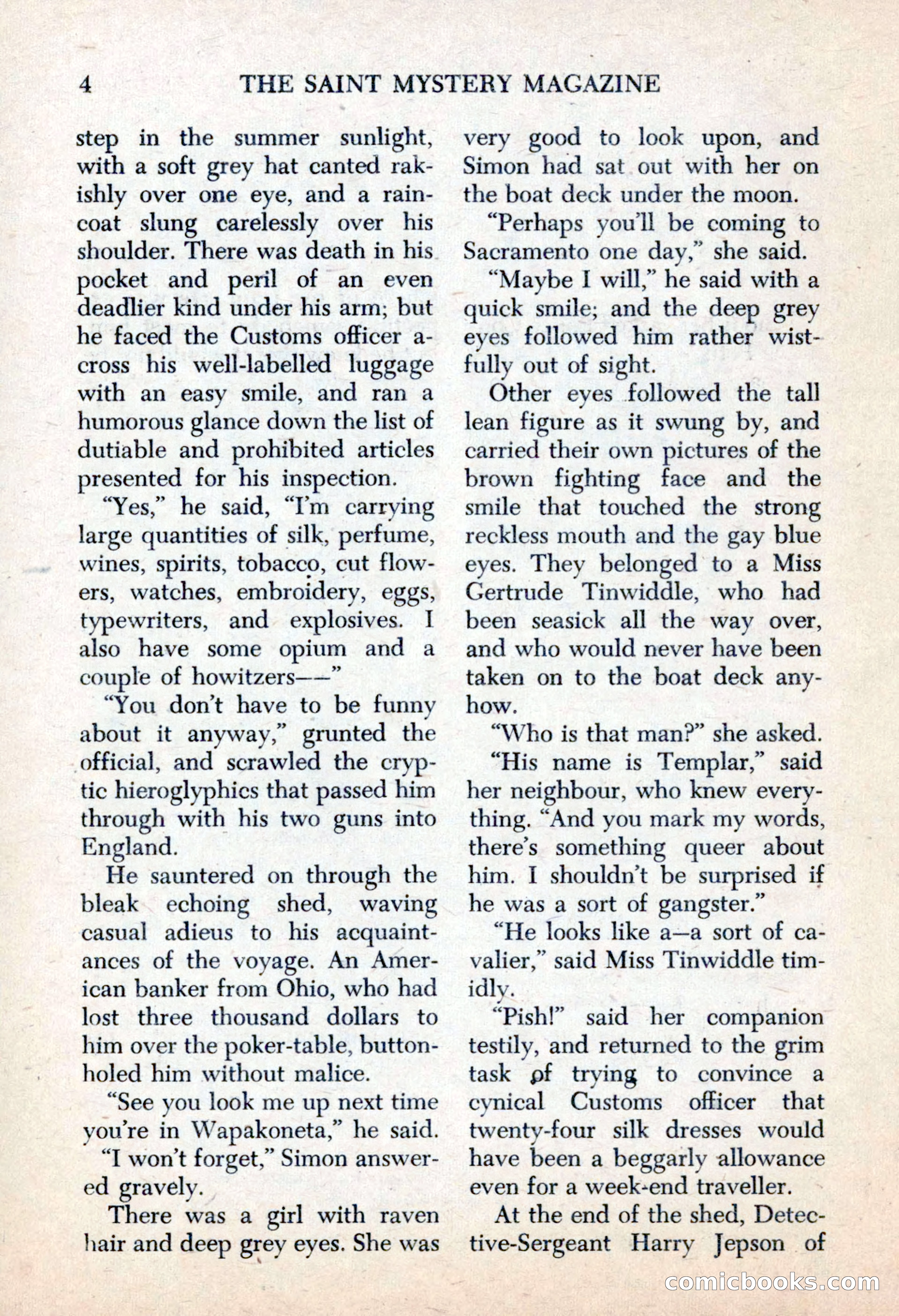 The Saint Mystery Magazine, May 1963 — page 6 of 132