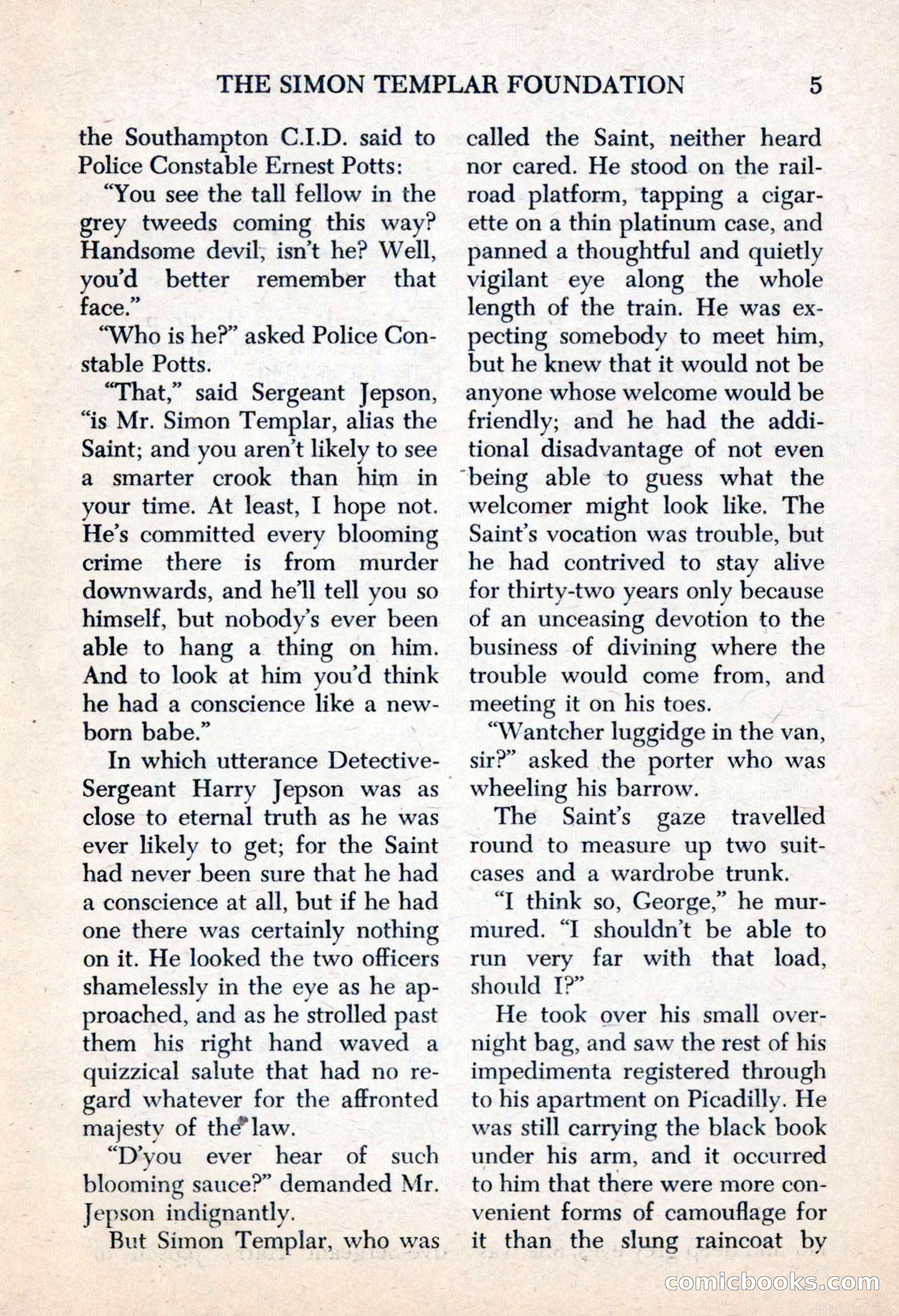 The Saint Mystery Magazine, May 1963 — page 7 of 132