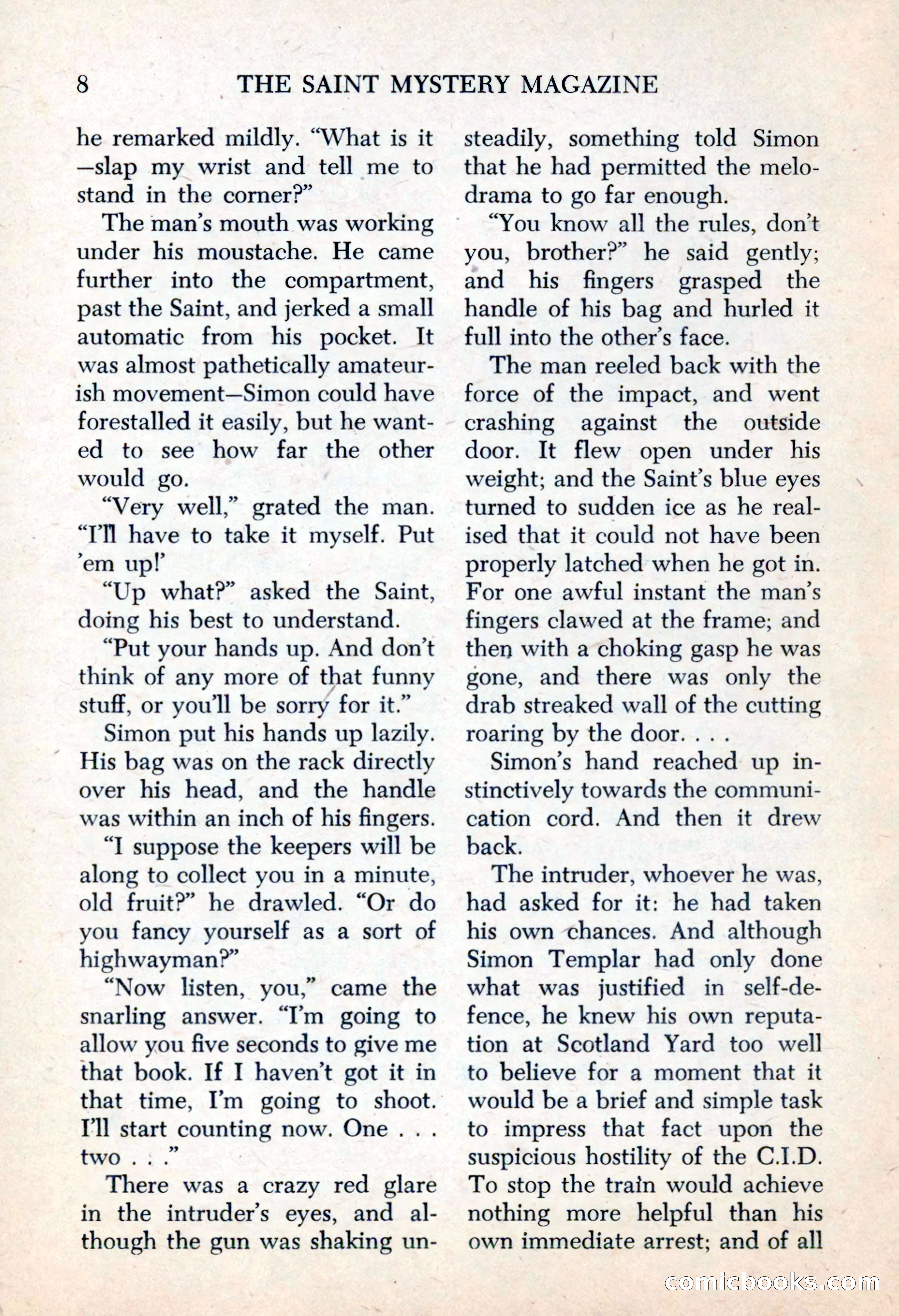 The Saint Mystery Magazine, May 1963 — page 10 of 132