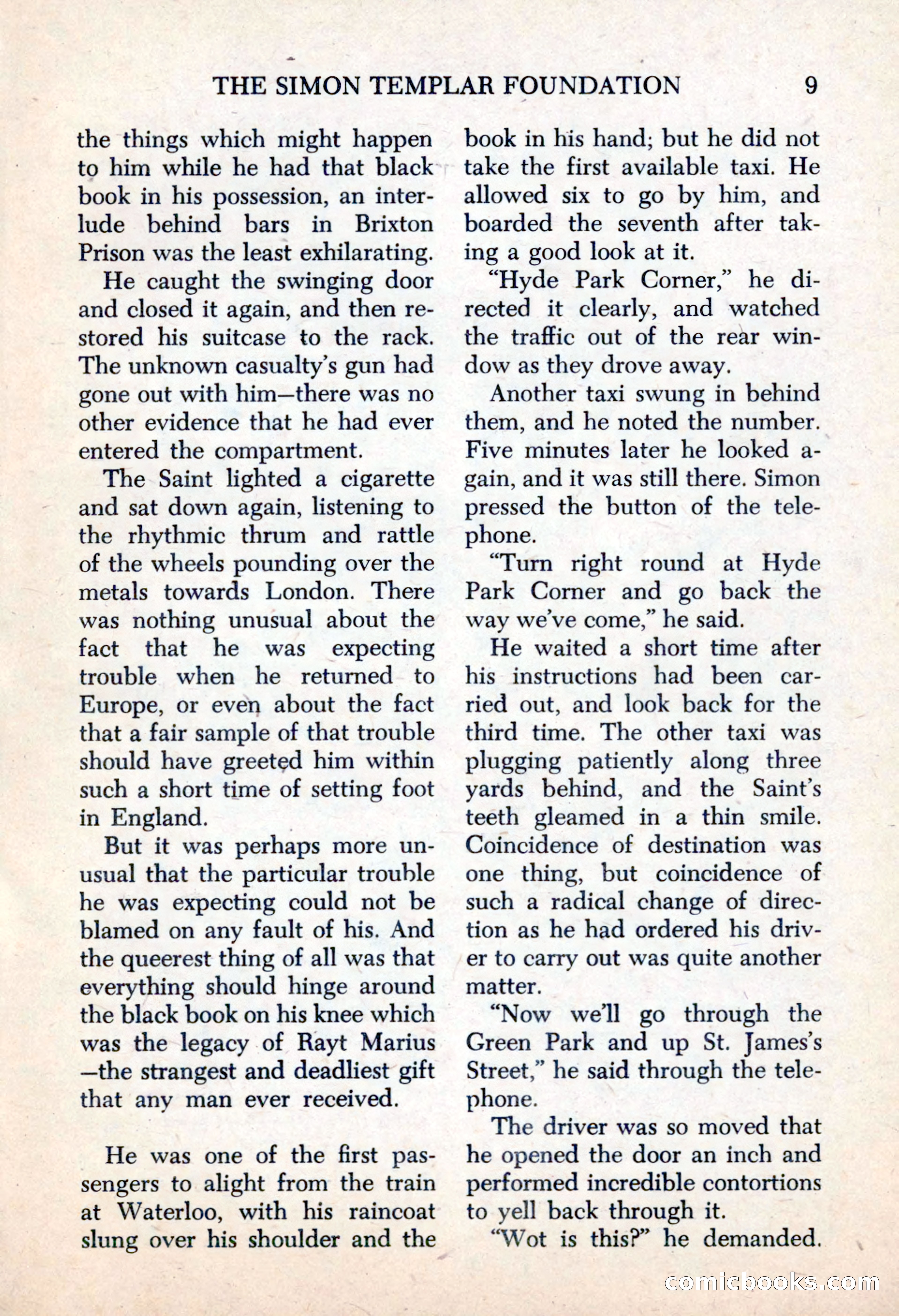The Saint Mystery Magazine, May 1963 — page 11 of 132