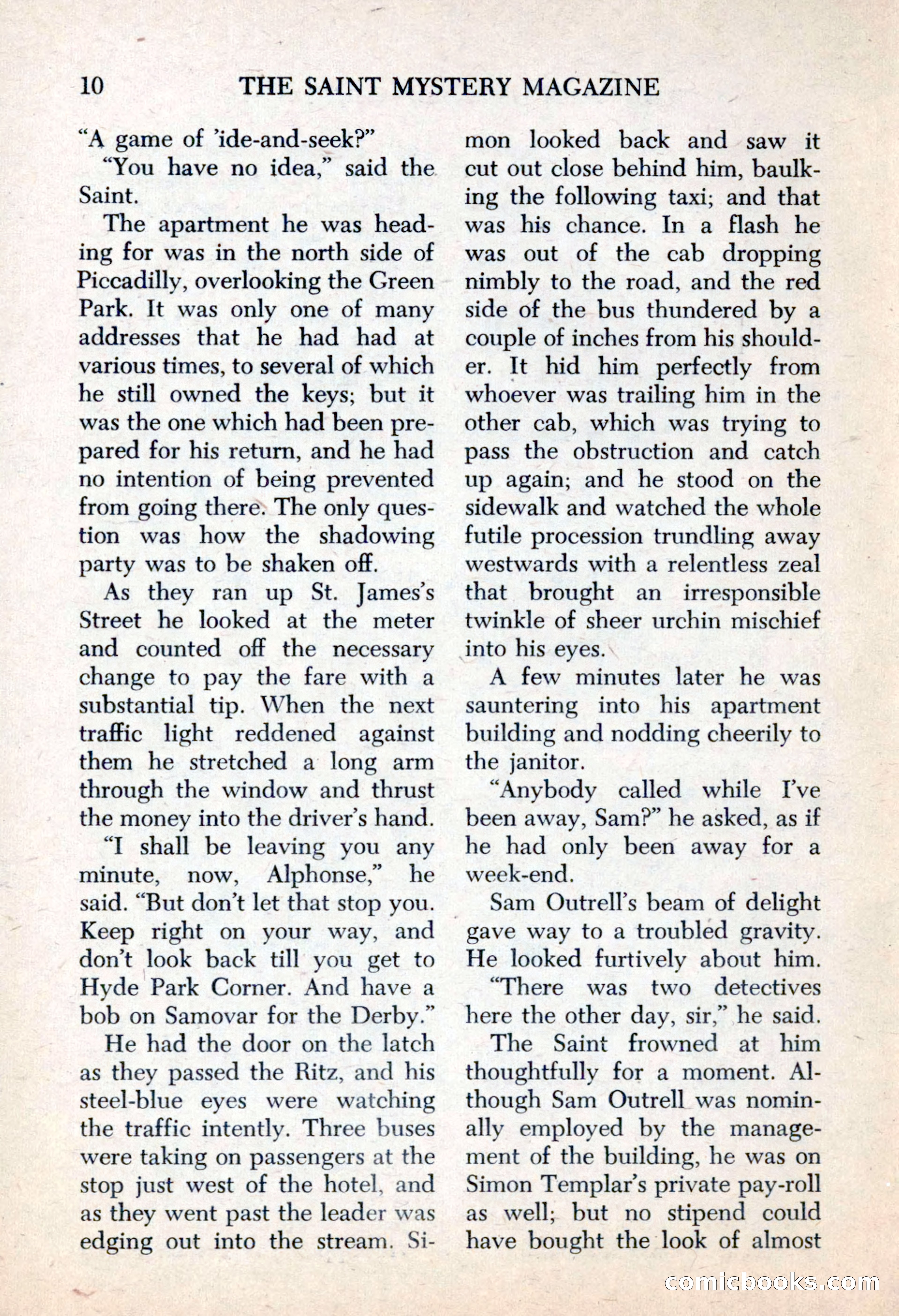 The Saint Mystery Magazine, May 1963 — page 12 of 132