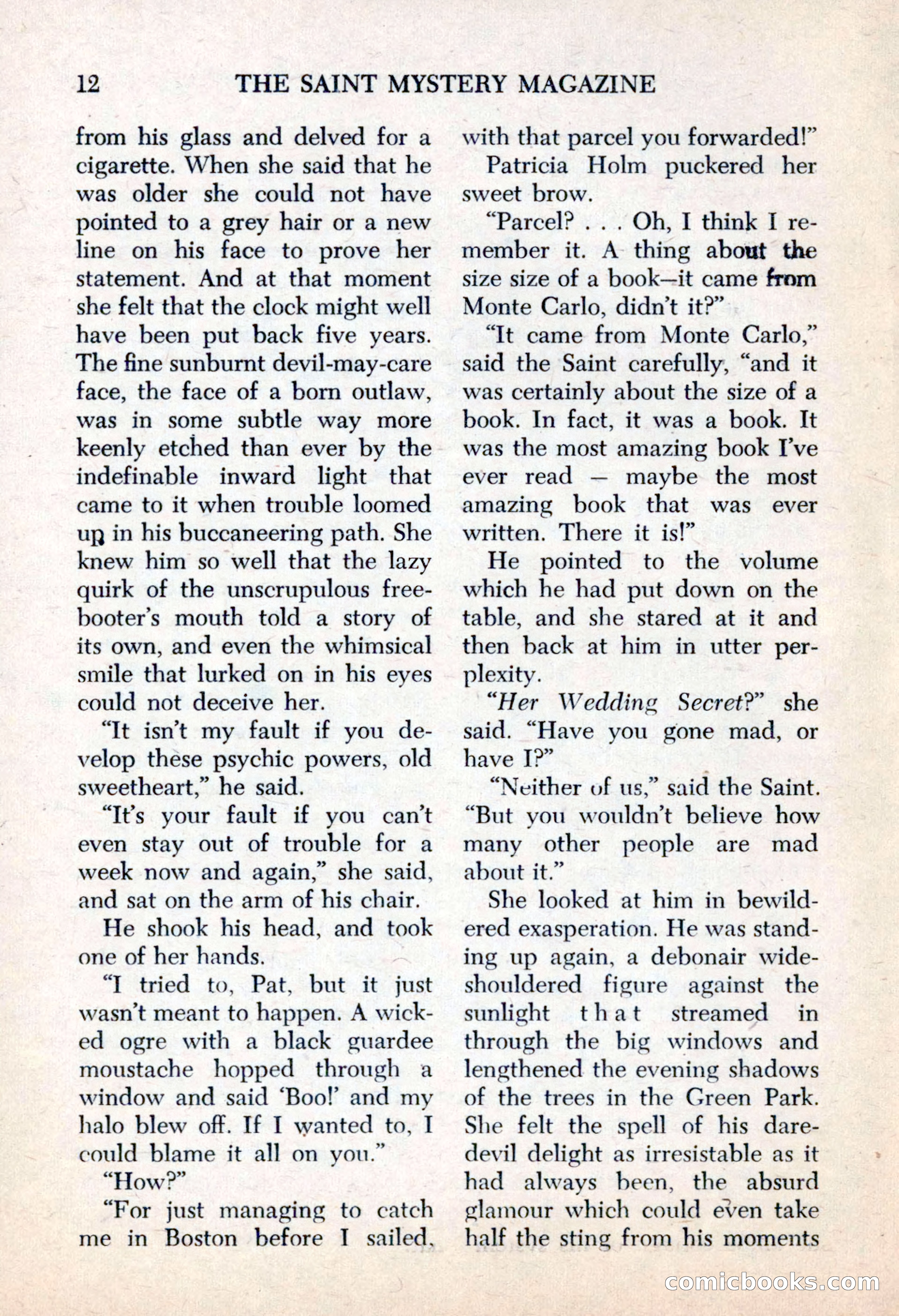 The Saint Mystery Magazine, May 1963 — page 14 of 132