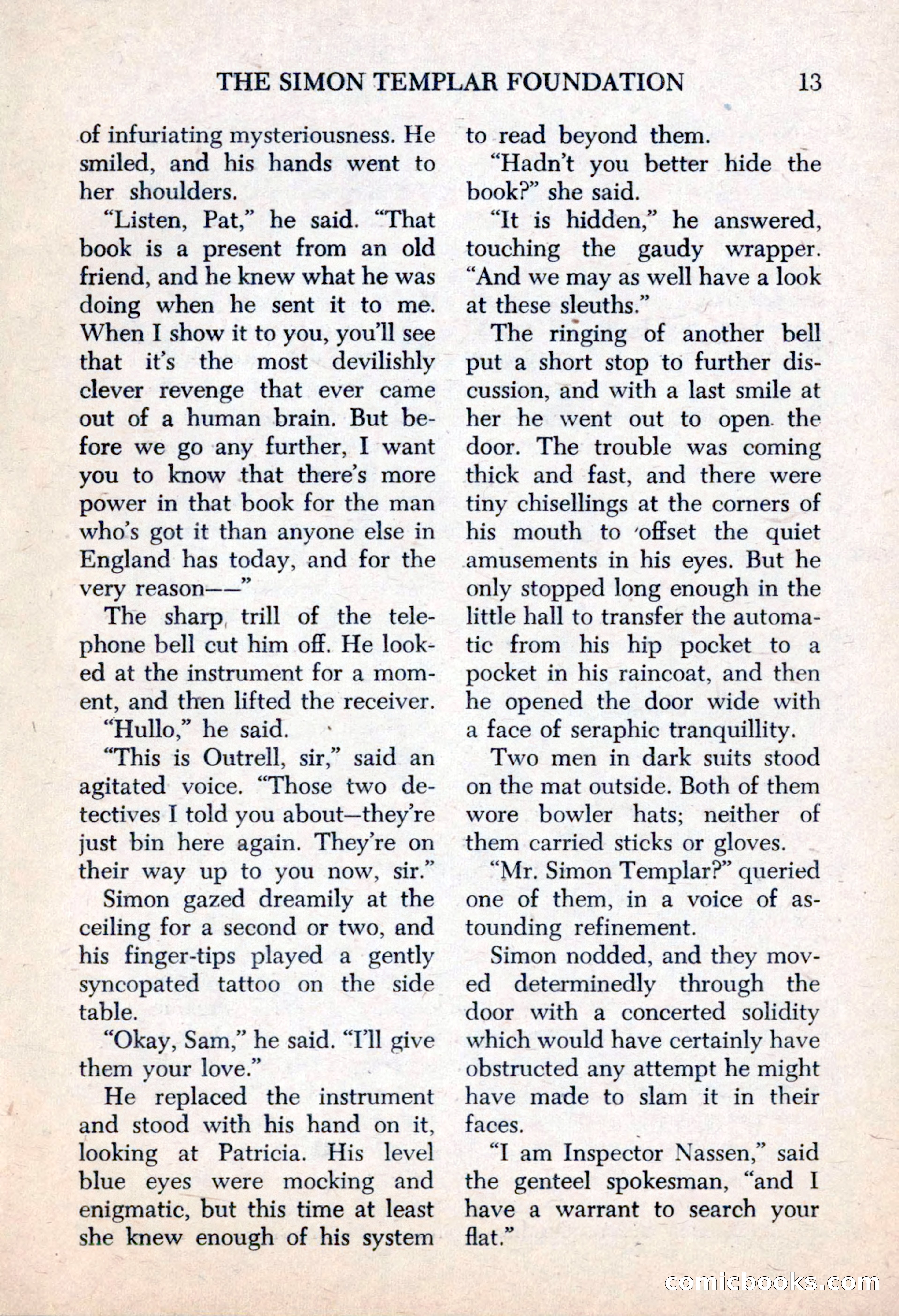 The Saint Mystery Magazine, May 1963 — page 15 of 132