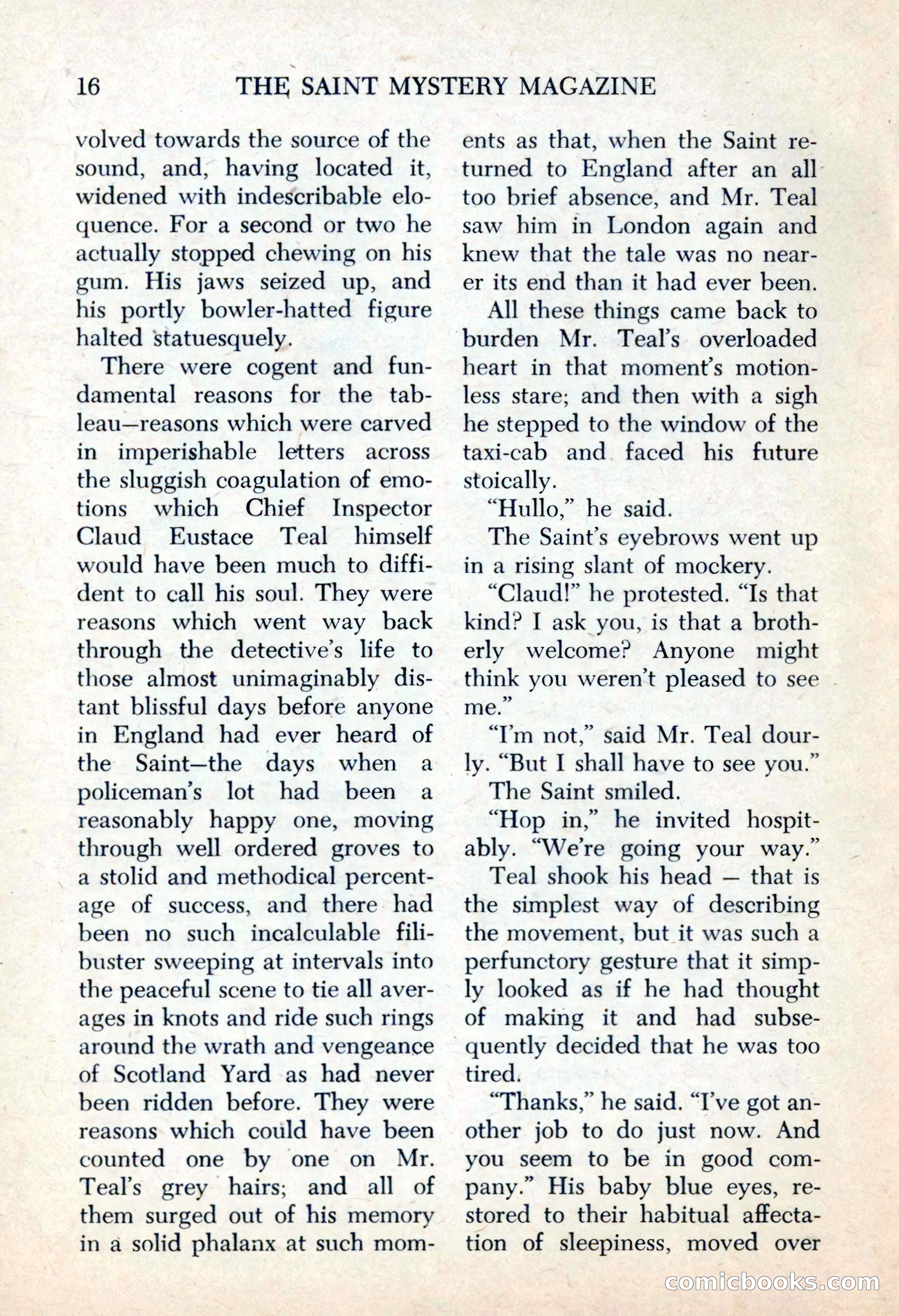 The Saint Mystery Magazine, May 1963 — page 18 of 132