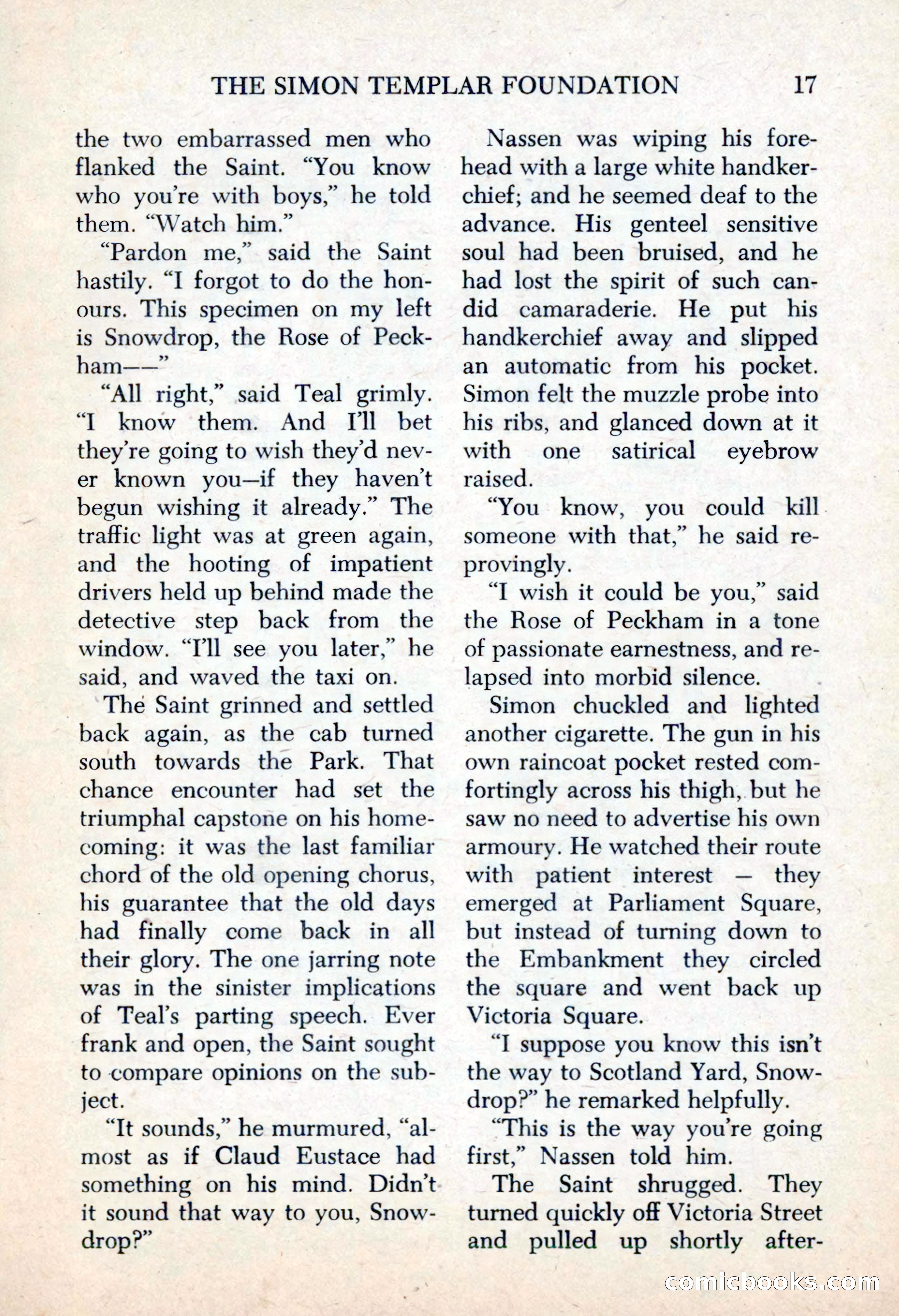 The Saint Mystery Magazine, May 1963 — page 19 of 132