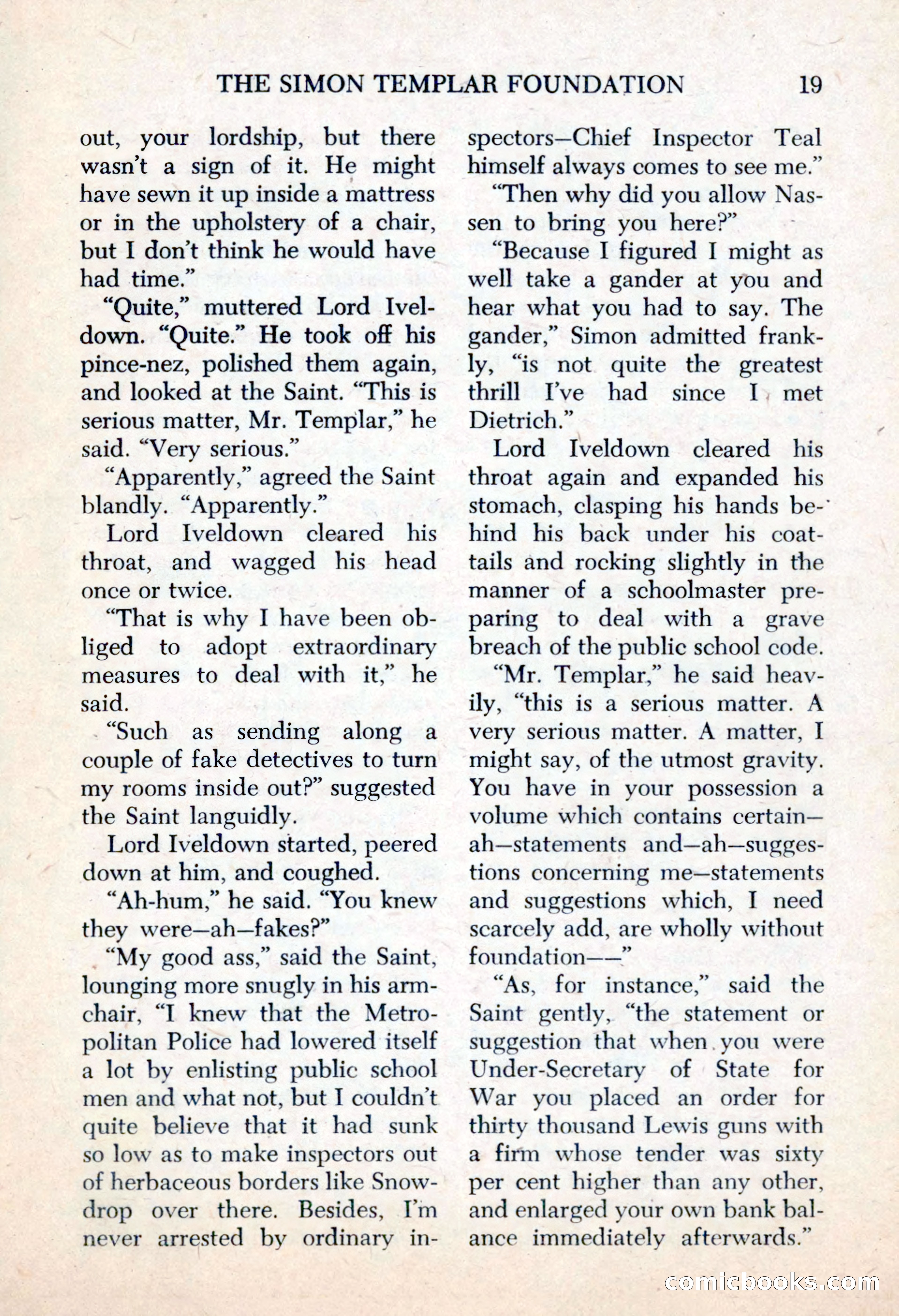 The Saint Mystery Magazine, May 1963 — page 21 of 132