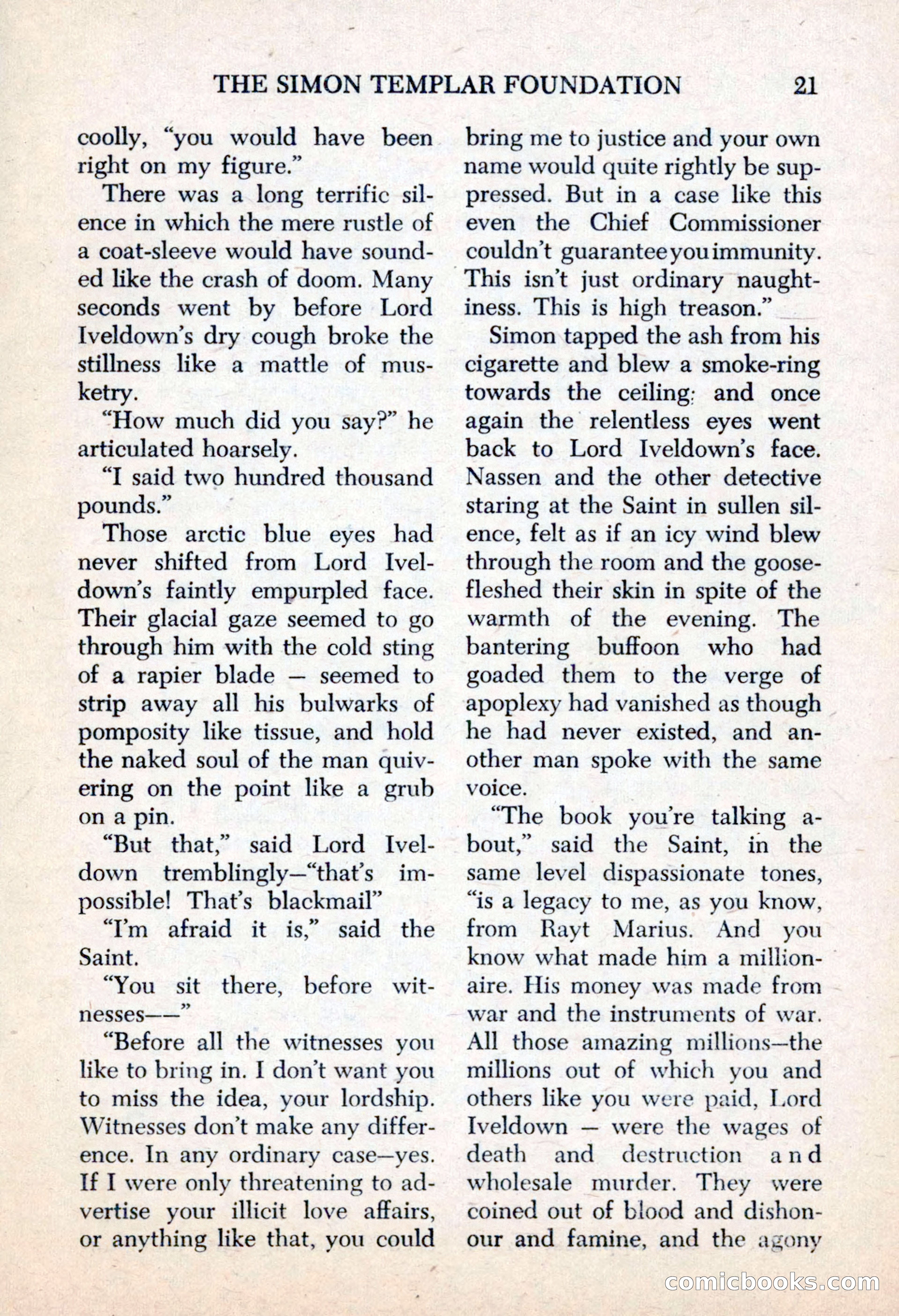 The Saint Mystery Magazine, May 1963 — page 23 of 132