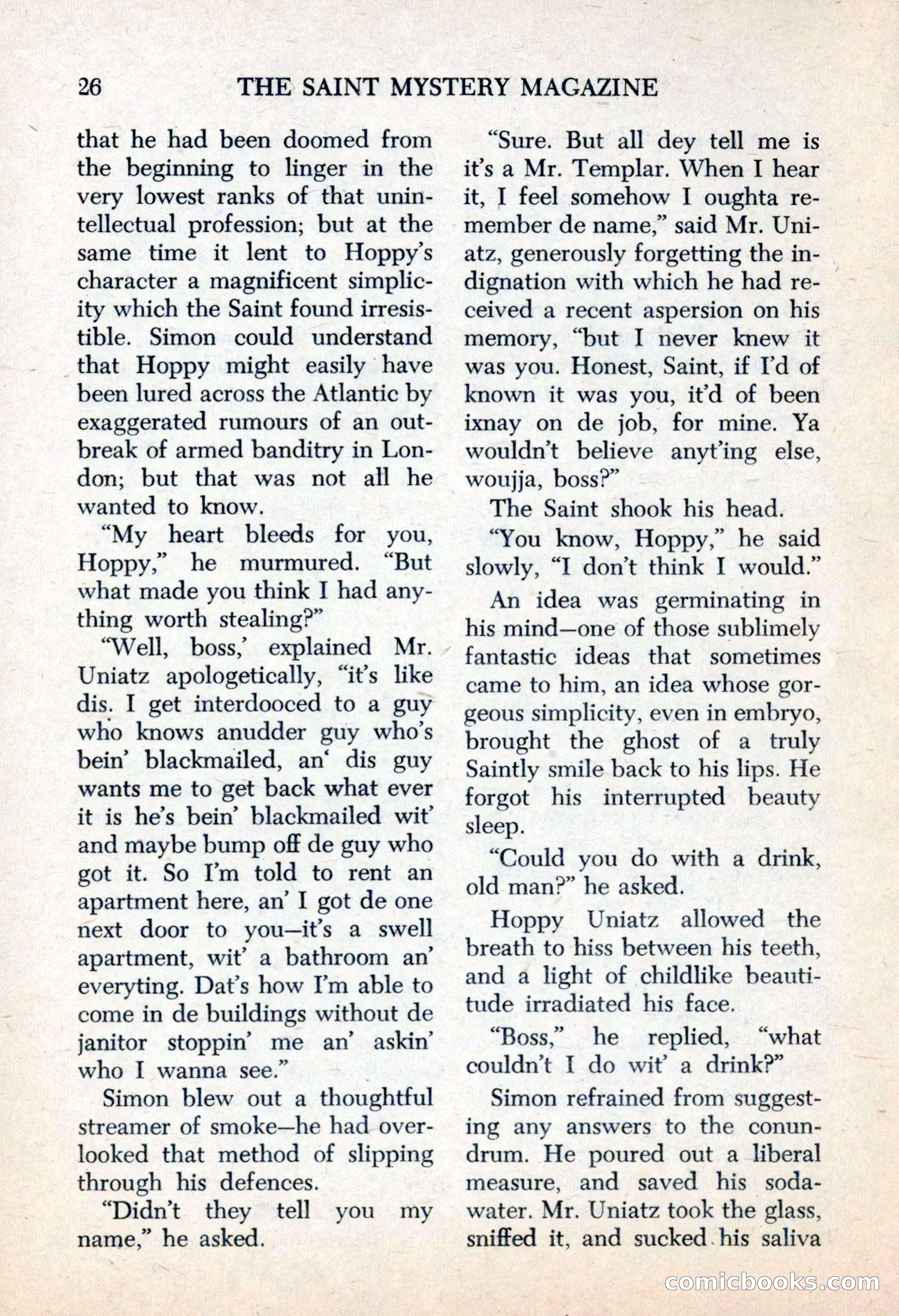 The Saint Mystery Magazine, May 1963 — page 28 of 132