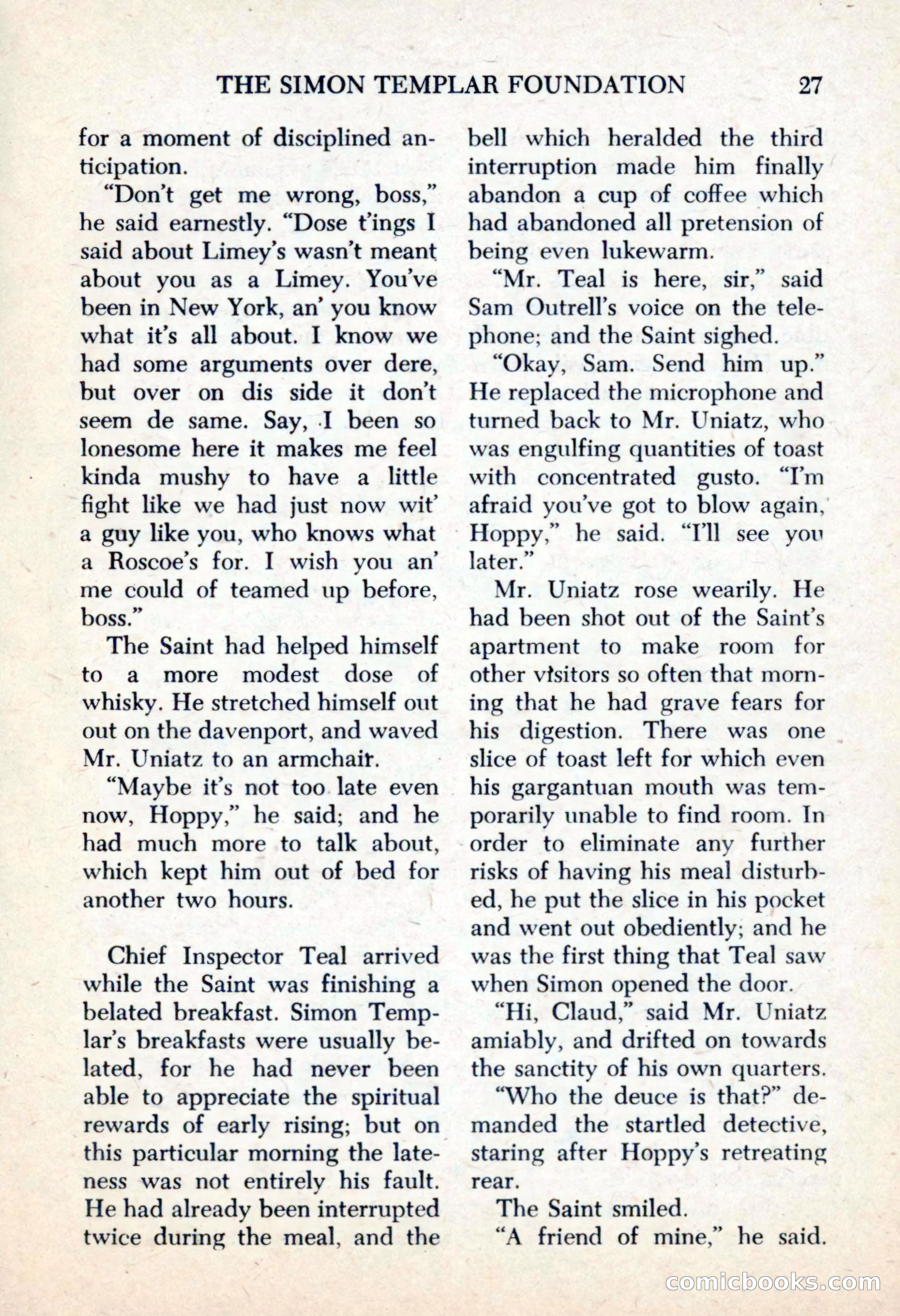 The Saint Mystery Magazine, May 1963 — page 29 of 132