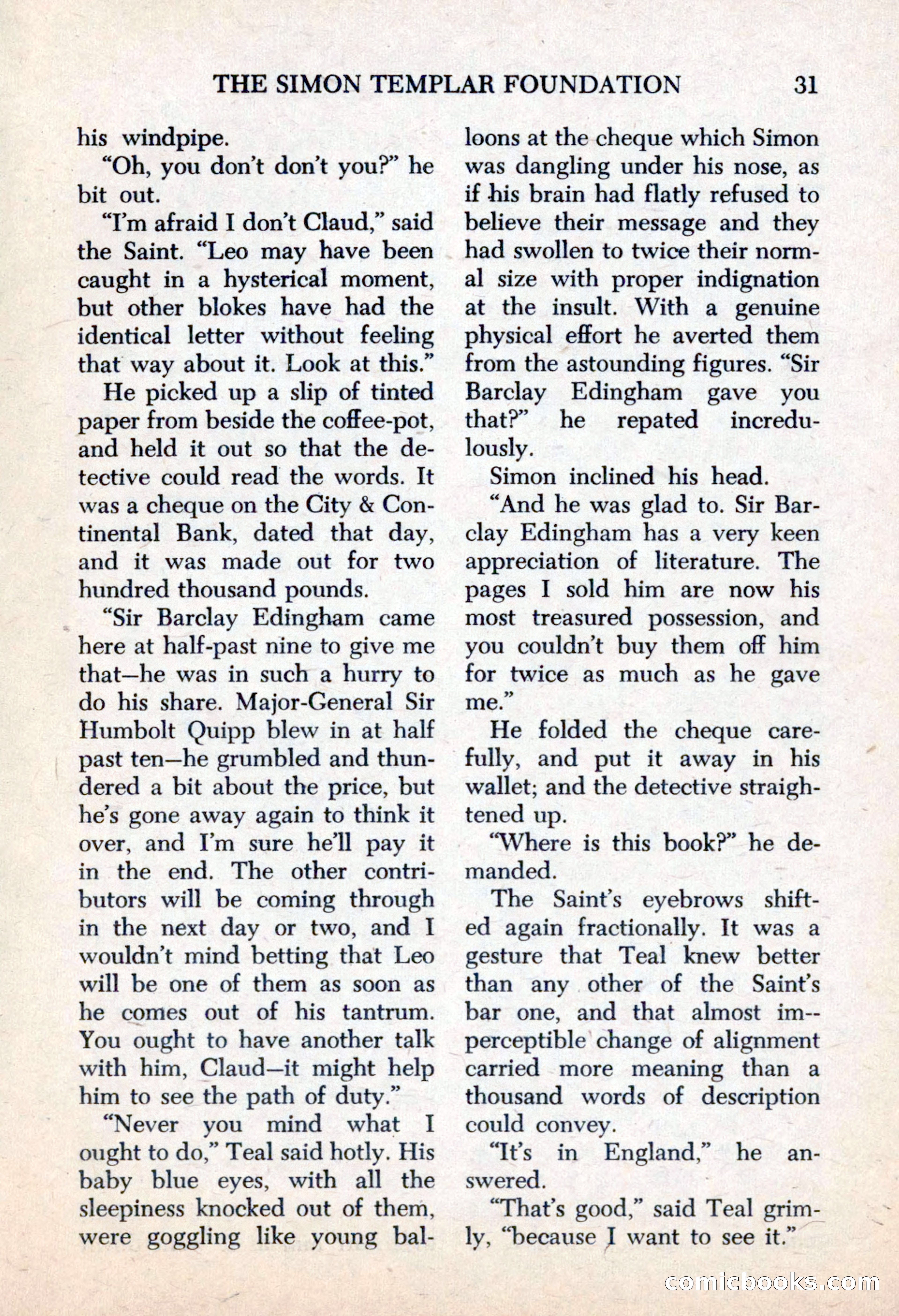 The Saint Mystery Magazine, May 1963 — page 33 of 132