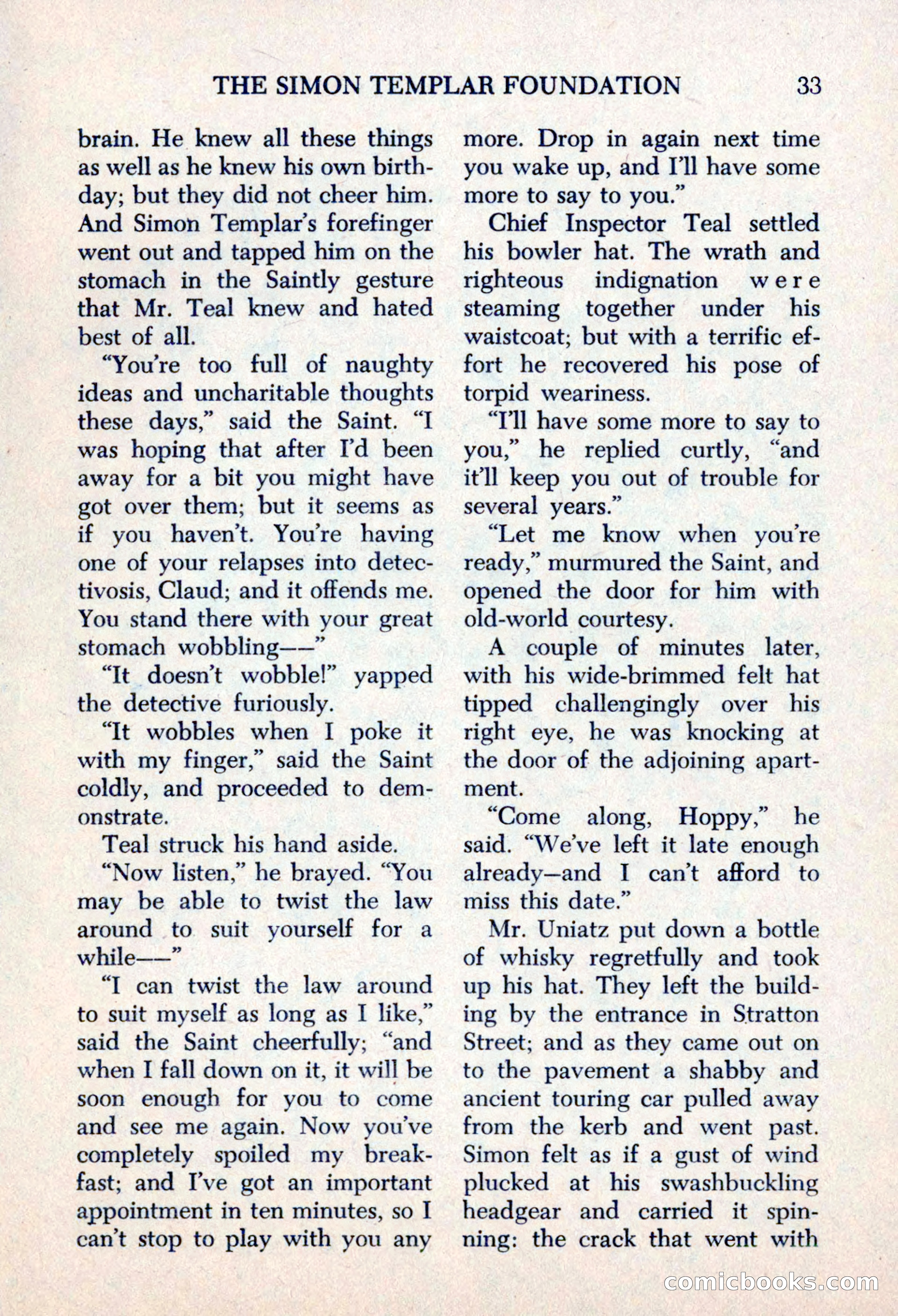 The Saint Mystery Magazine, May 1963 — page 35 of 132