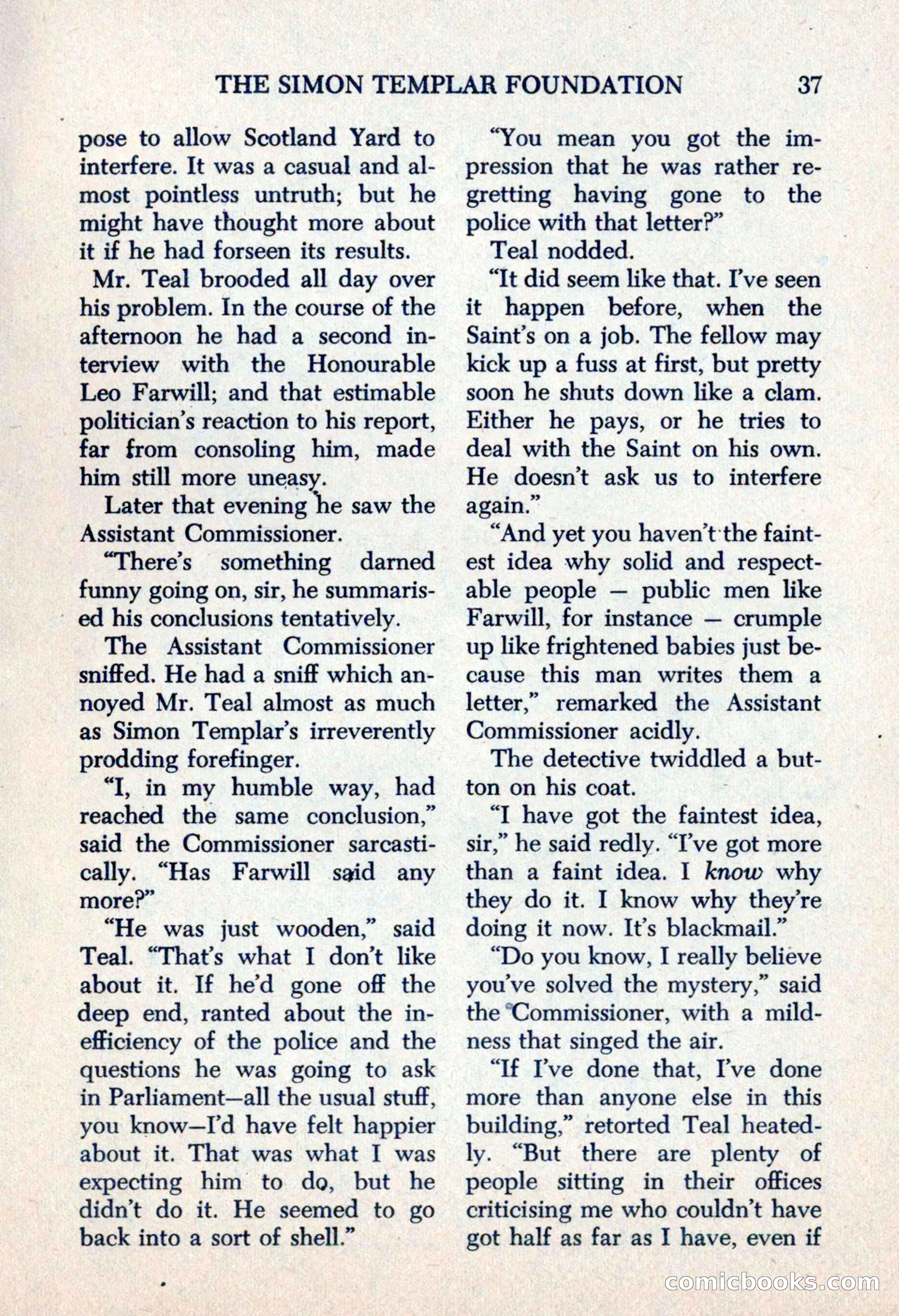 The Saint Mystery Magazine, May 1963 — page 39 of 132