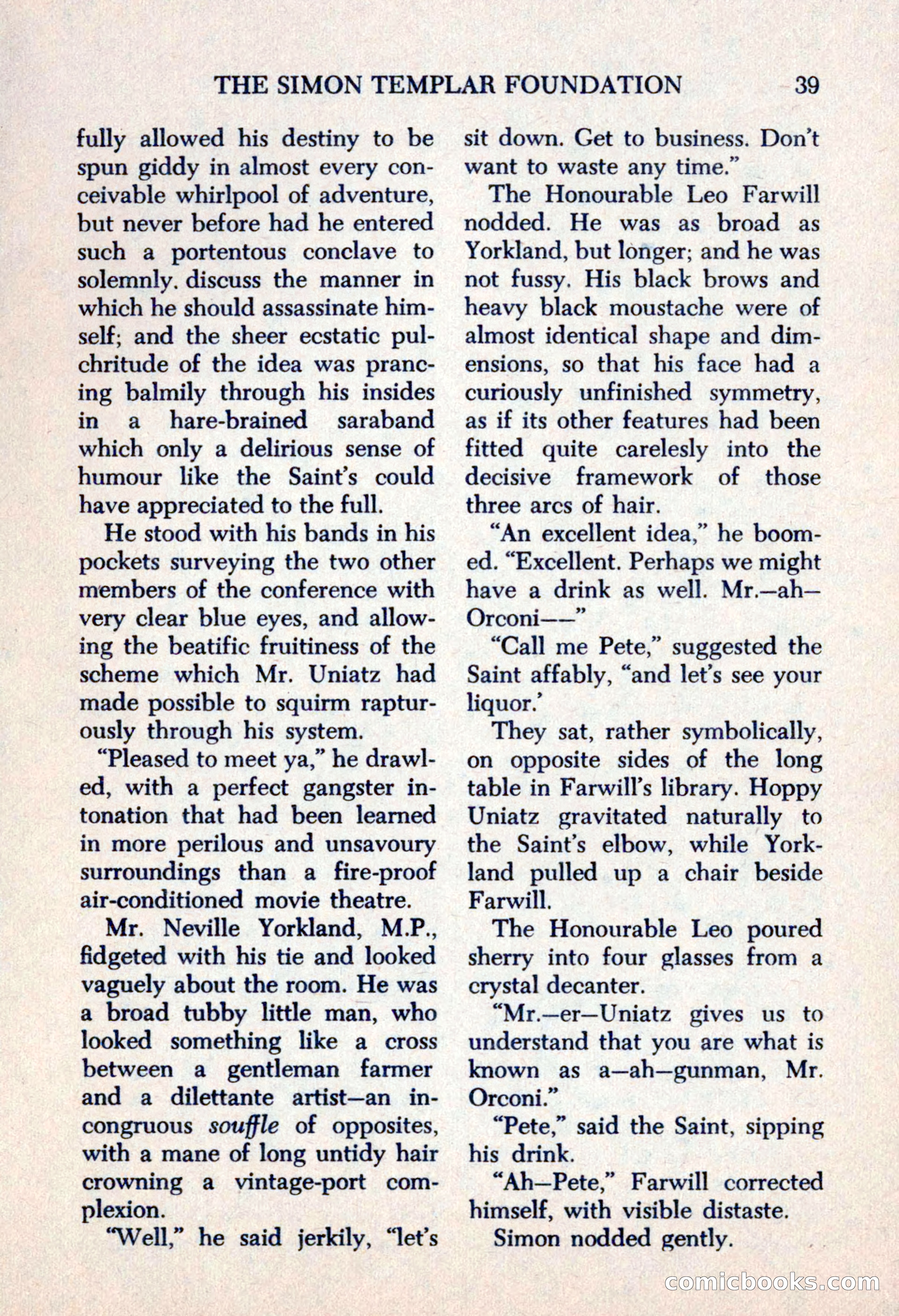 The Saint Mystery Magazine, May 1963 — page 41 of 132