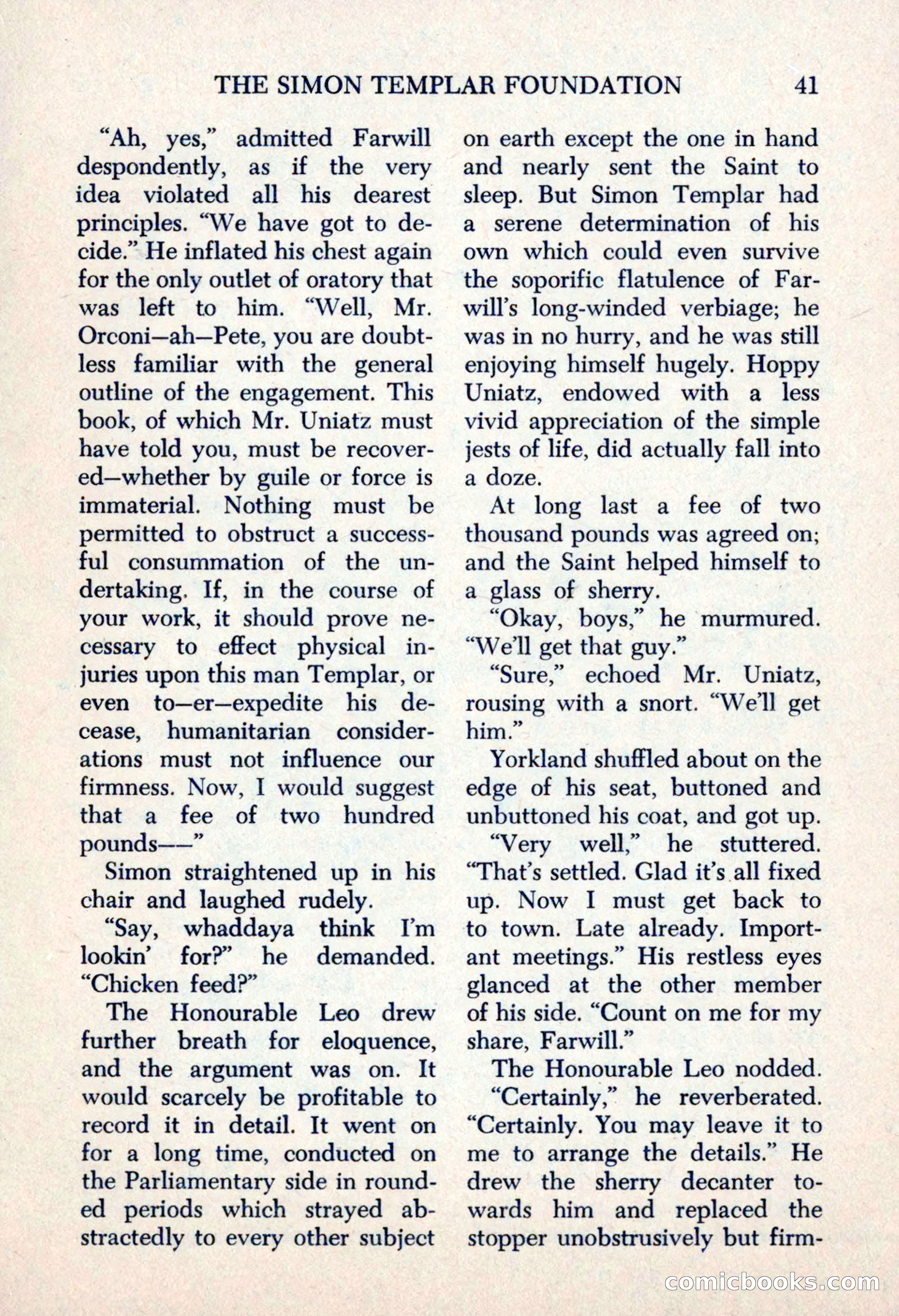 The Saint Mystery Magazine, May 1963 — page 43 of 132