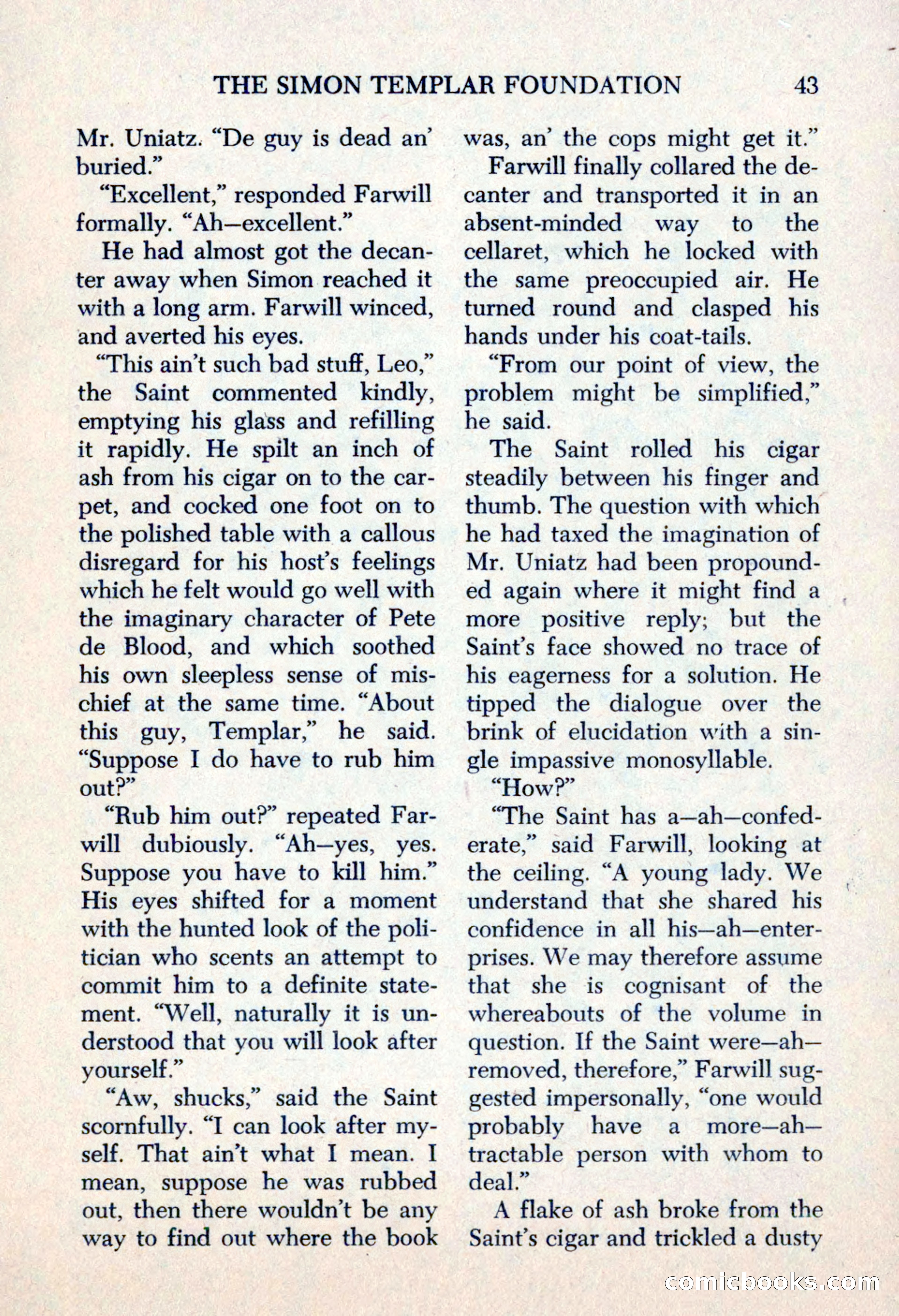 The Saint Mystery Magazine, May 1963 — page 45 of 132