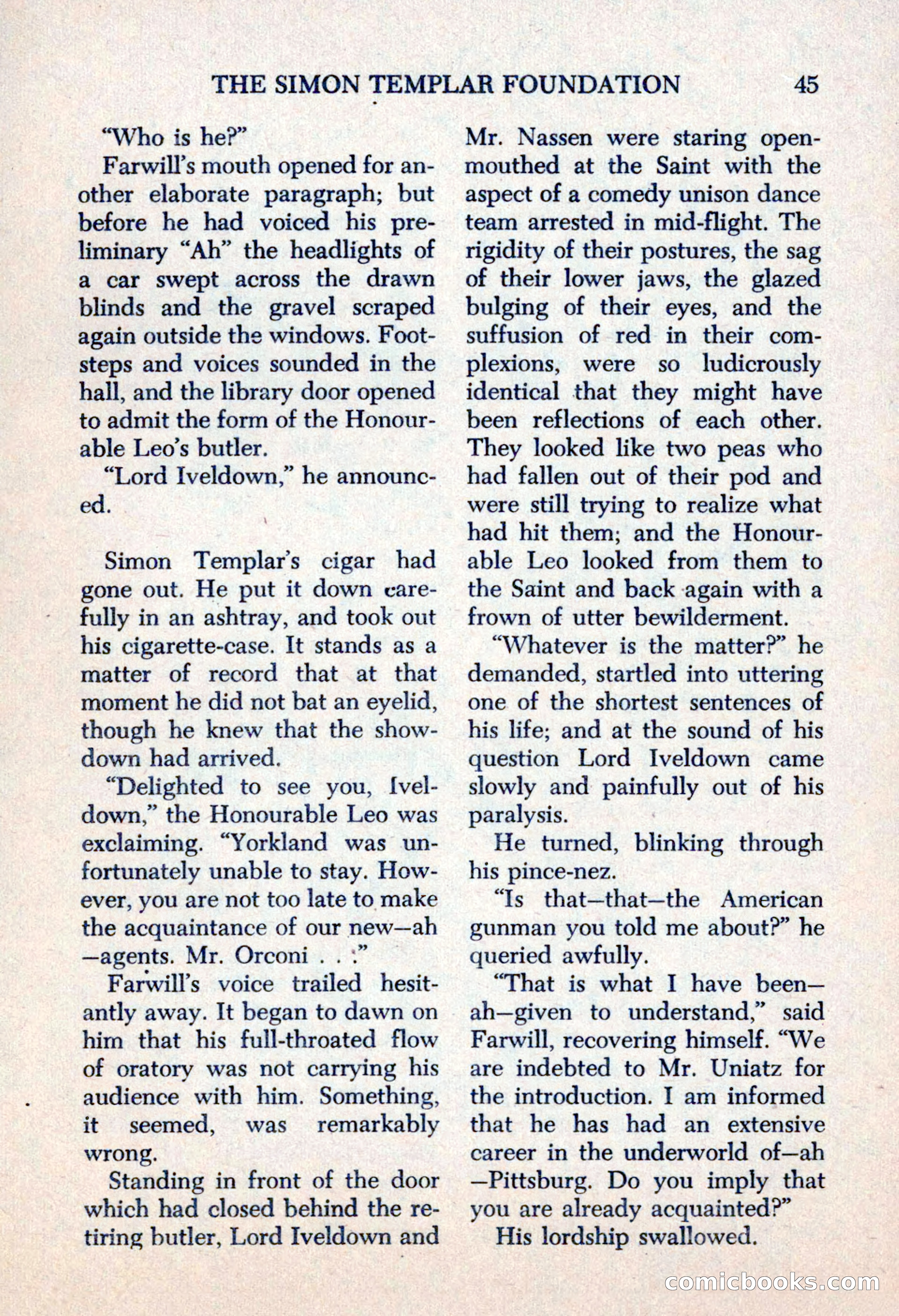 The Saint Mystery Magazine, May 1963 — page 47 of 132