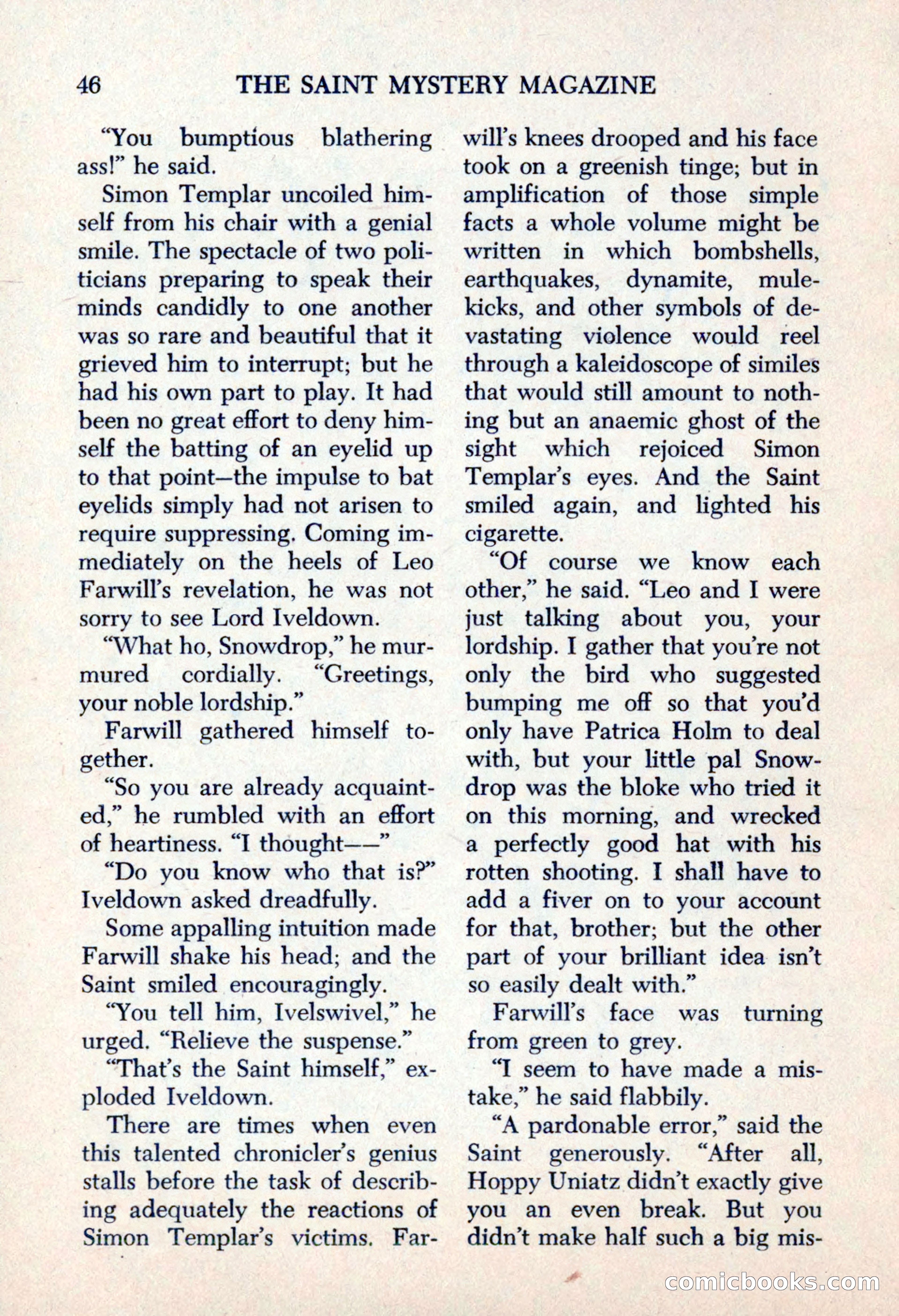 The Saint Mystery Magazine, May 1963 — page 48 of 132