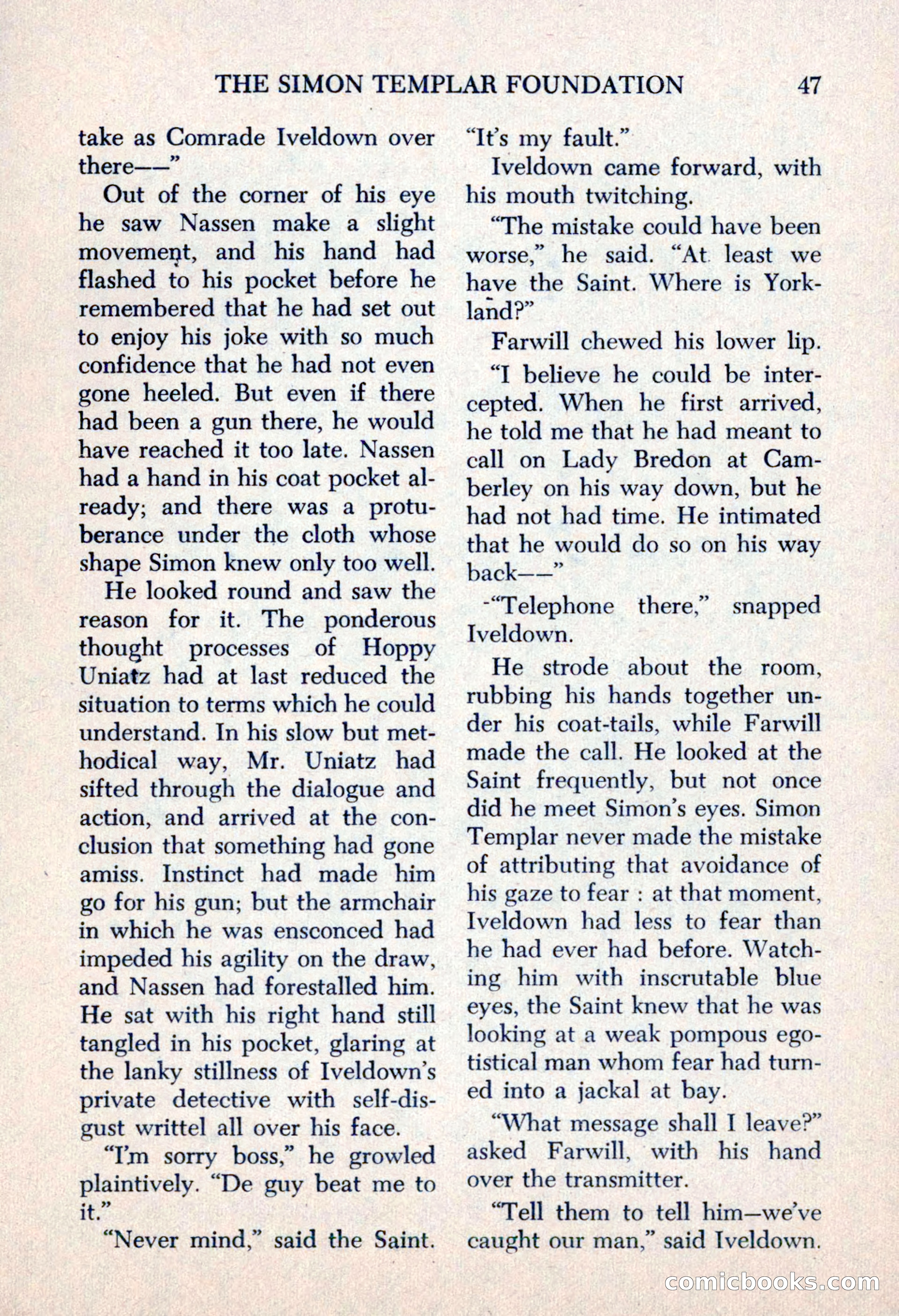 The Saint Mystery Magazine, May 1963 — page 49 of 132