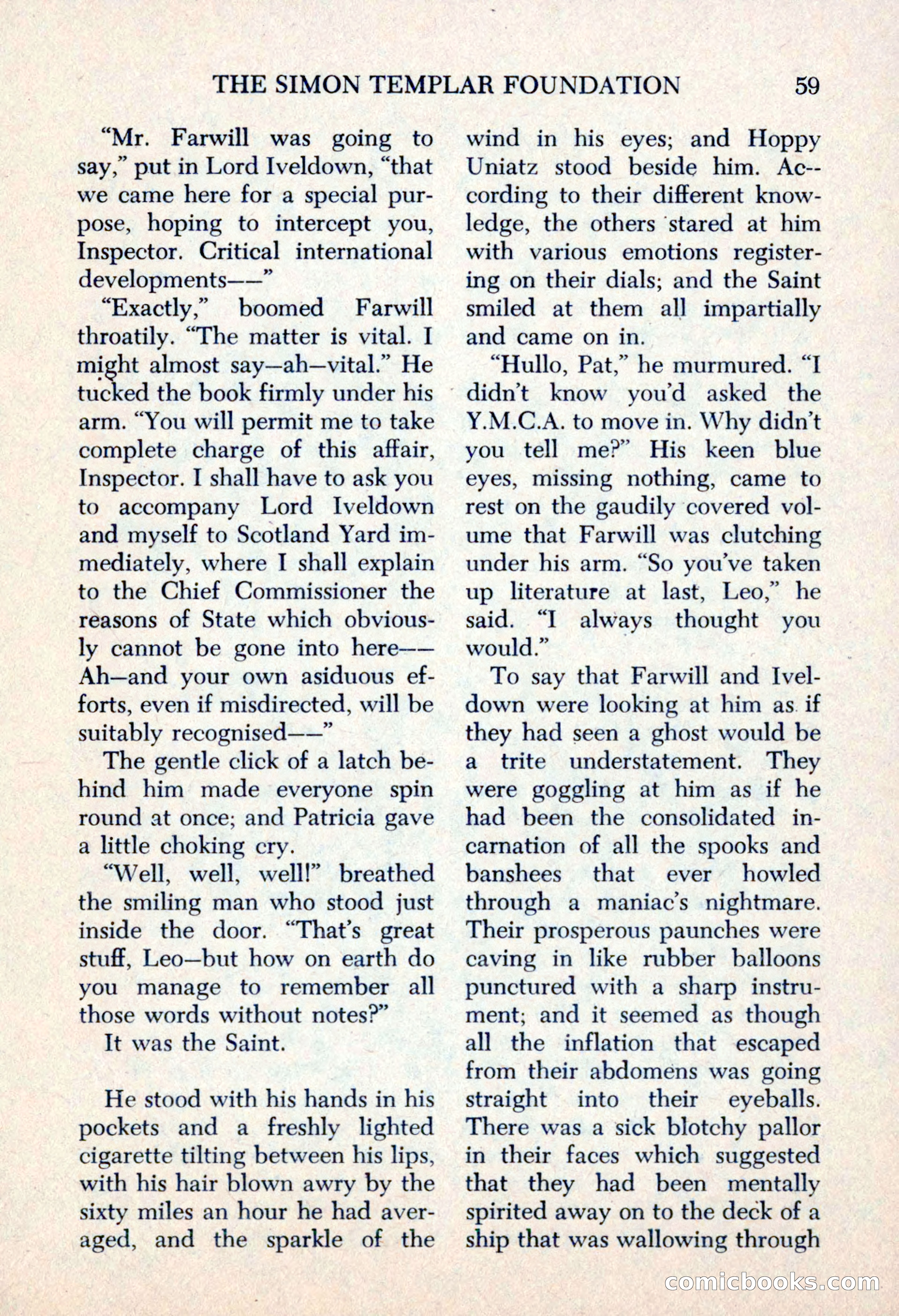 The Saint Mystery Magazine, May 1963 — page 61 of 132