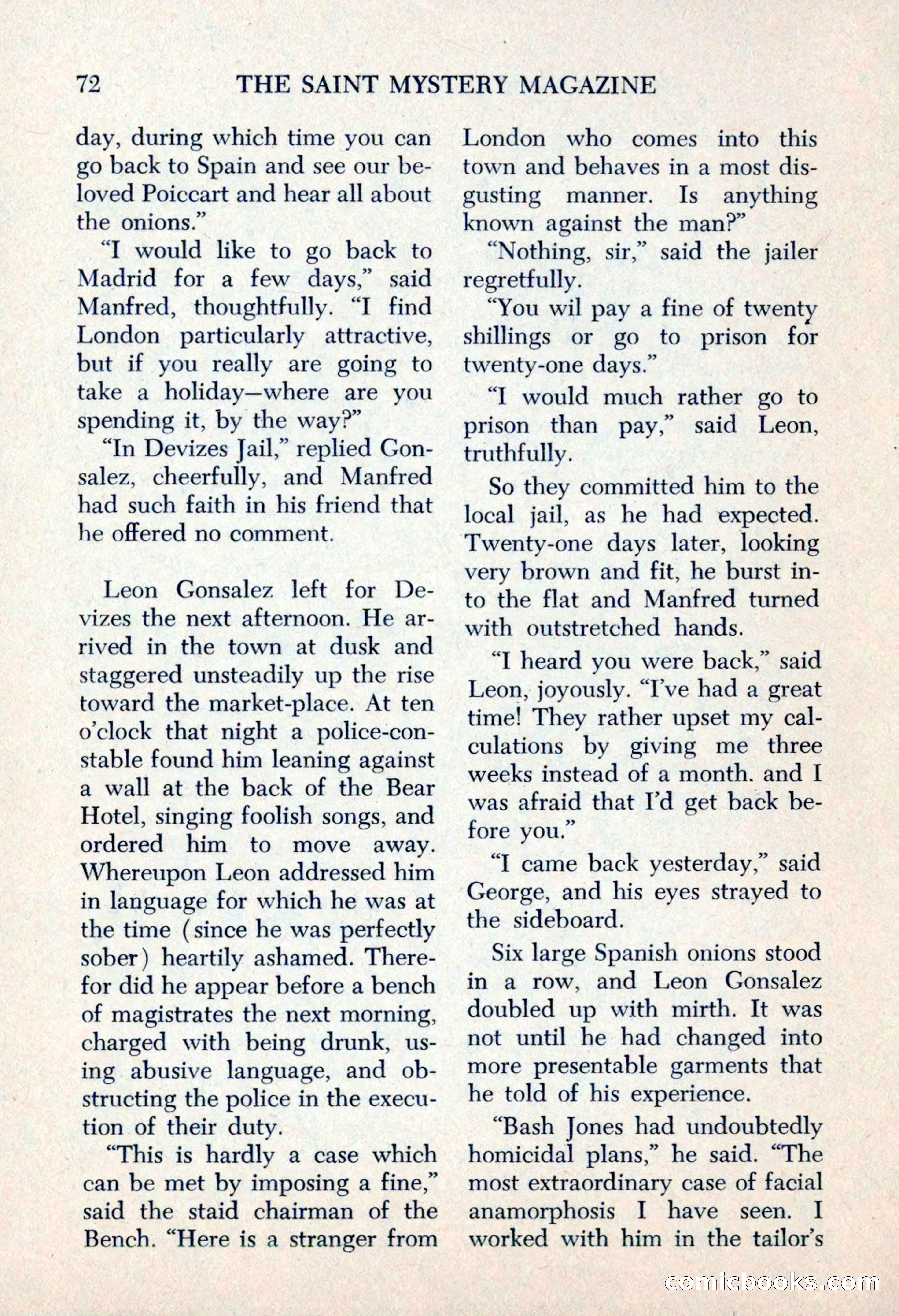 The Saint Mystery Magazine, May 1963 — page 74 of 132