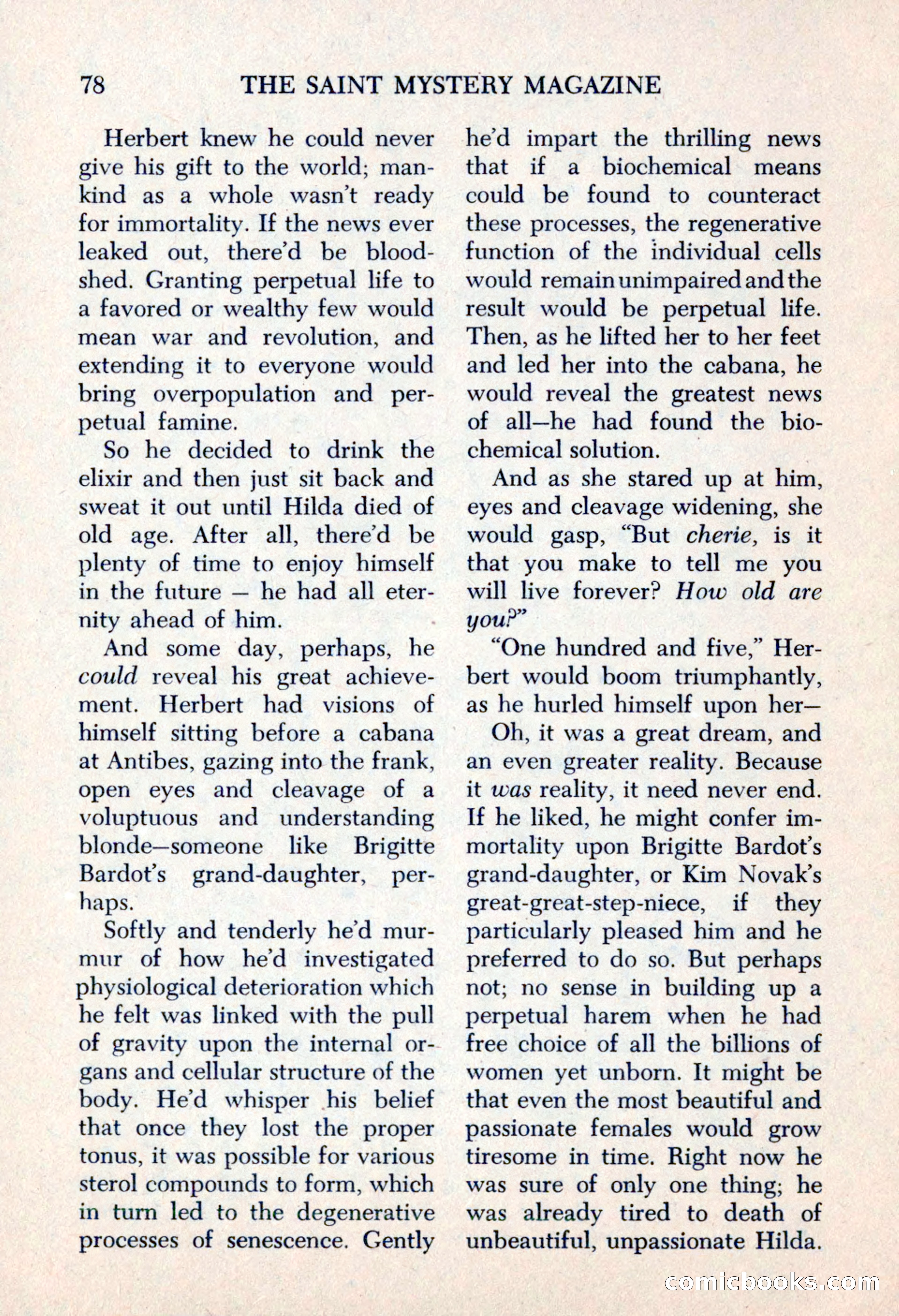 The Saint Mystery Magazine, May 1963 — page 80 of 132