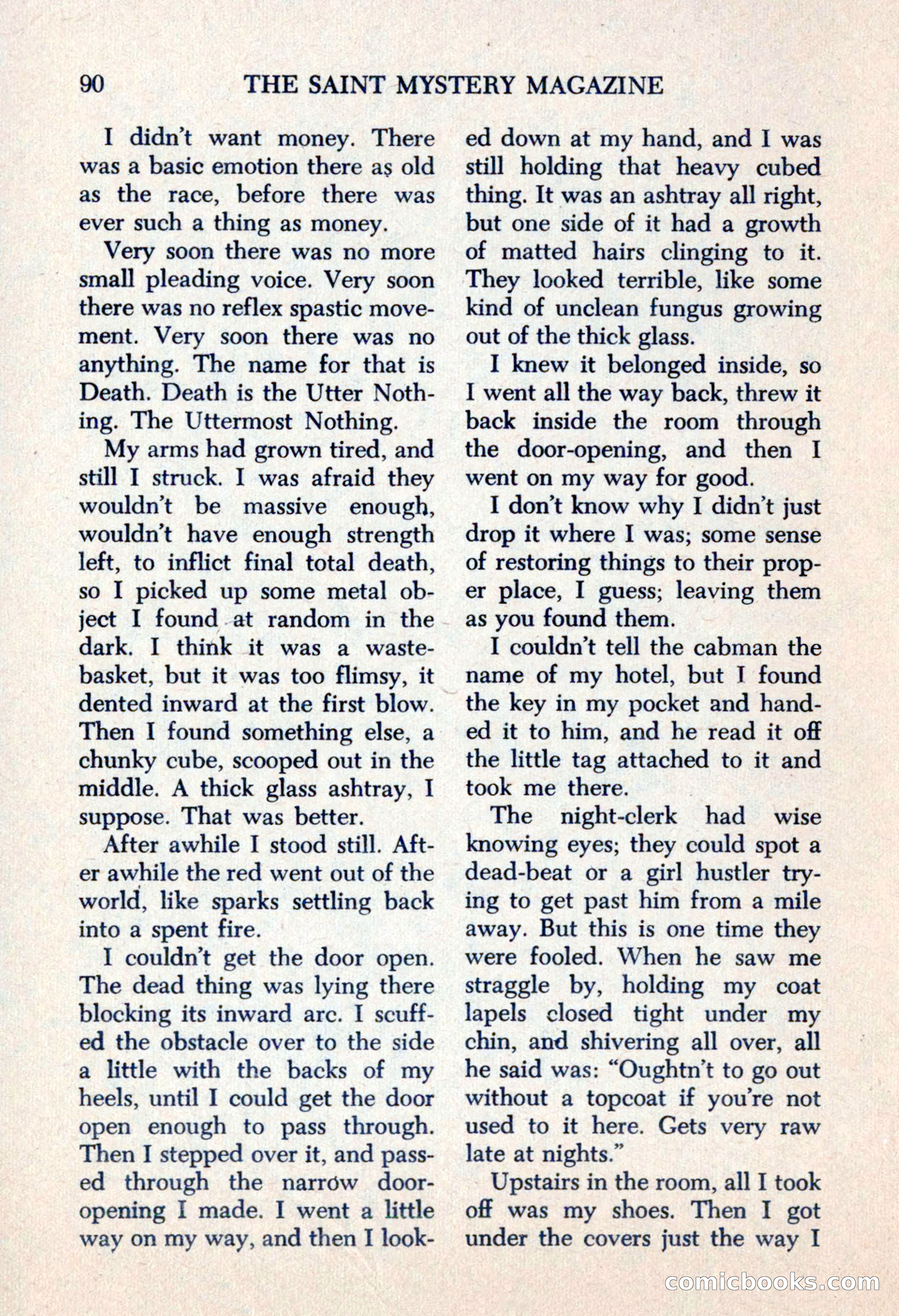 The Saint Mystery Magazine, May 1963 — page 92 of 132