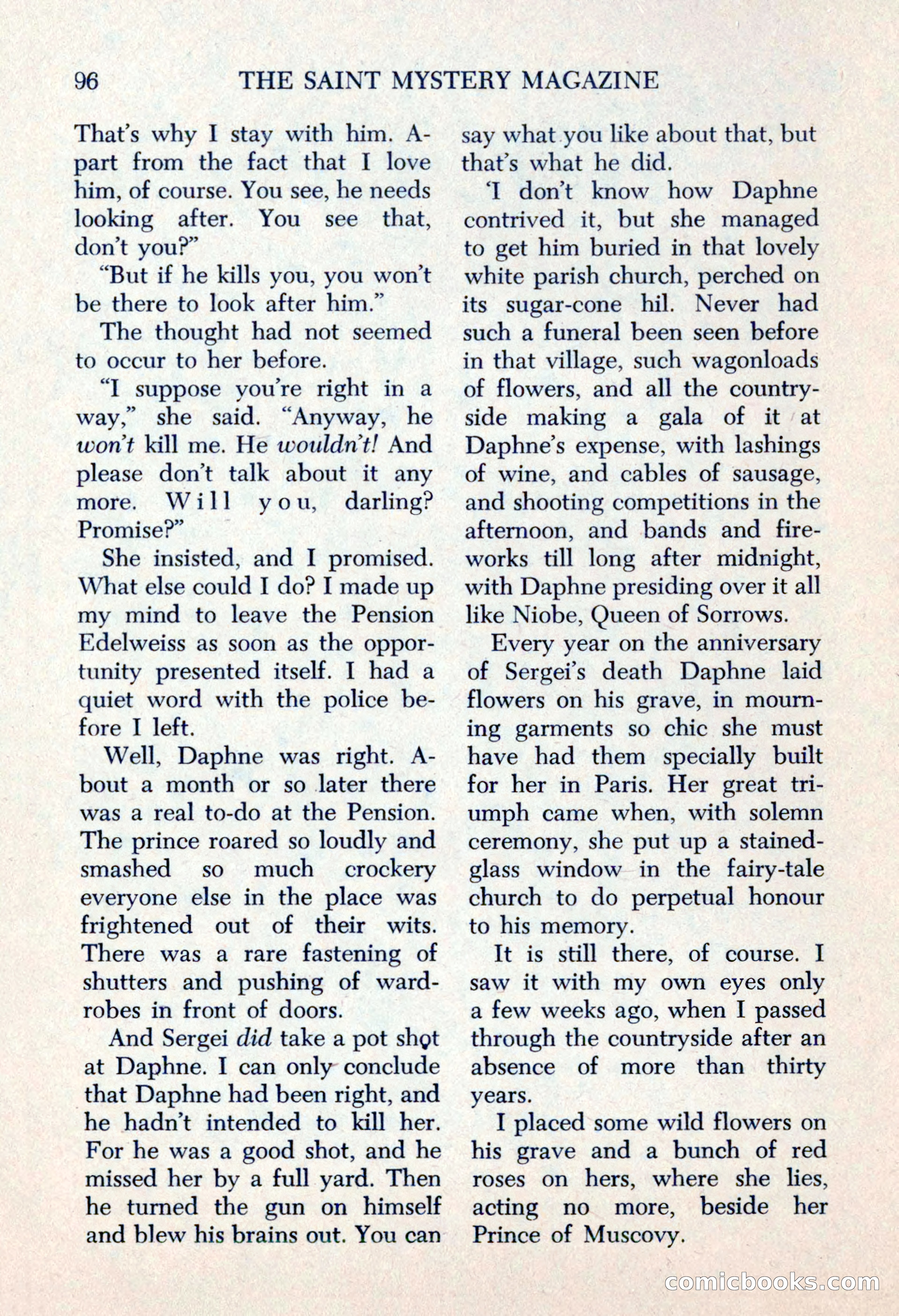 The Saint Mystery Magazine, May 1963 — page 98 of 132