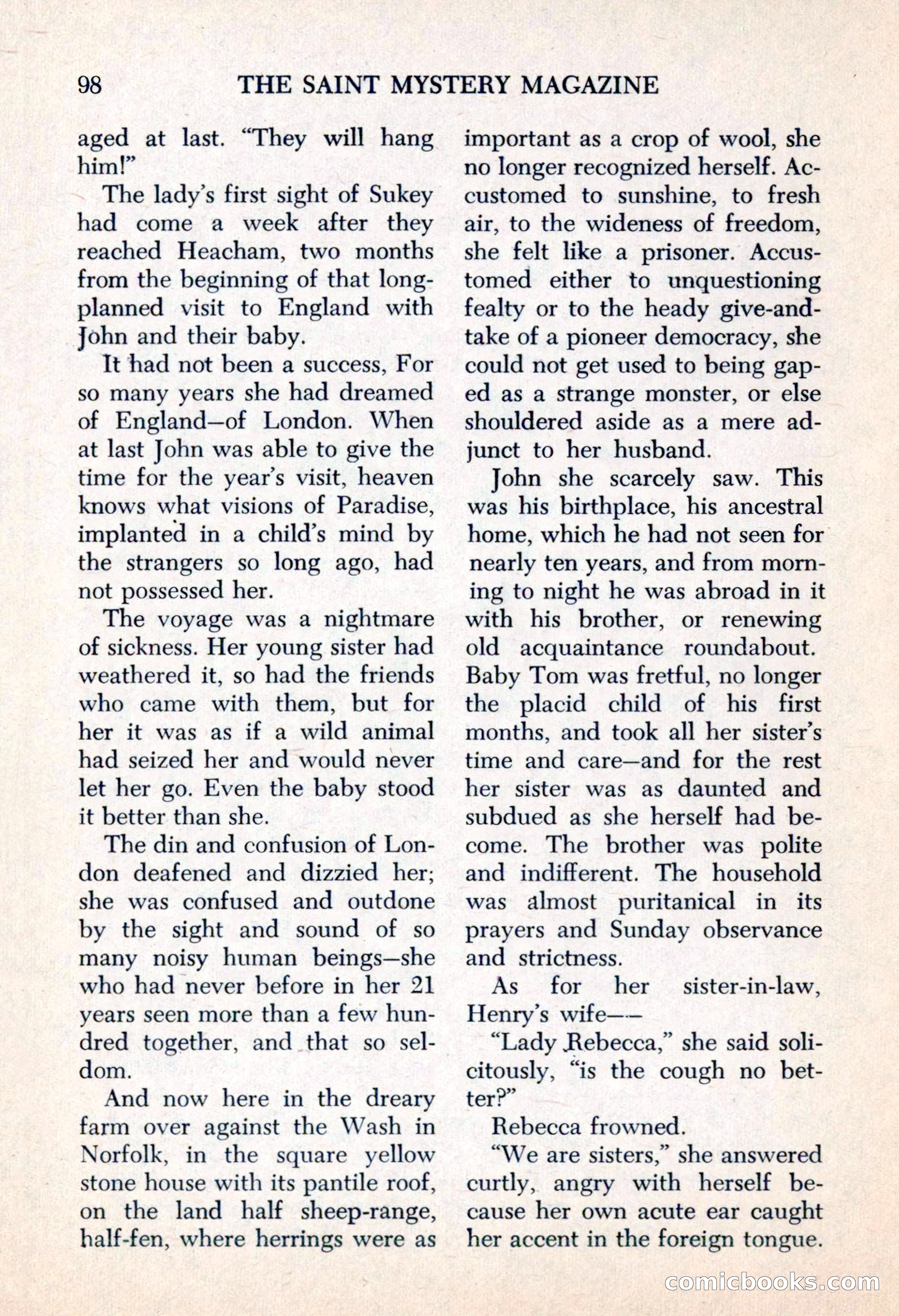 The Saint Mystery Magazine, May 1963 — page 100 of 132