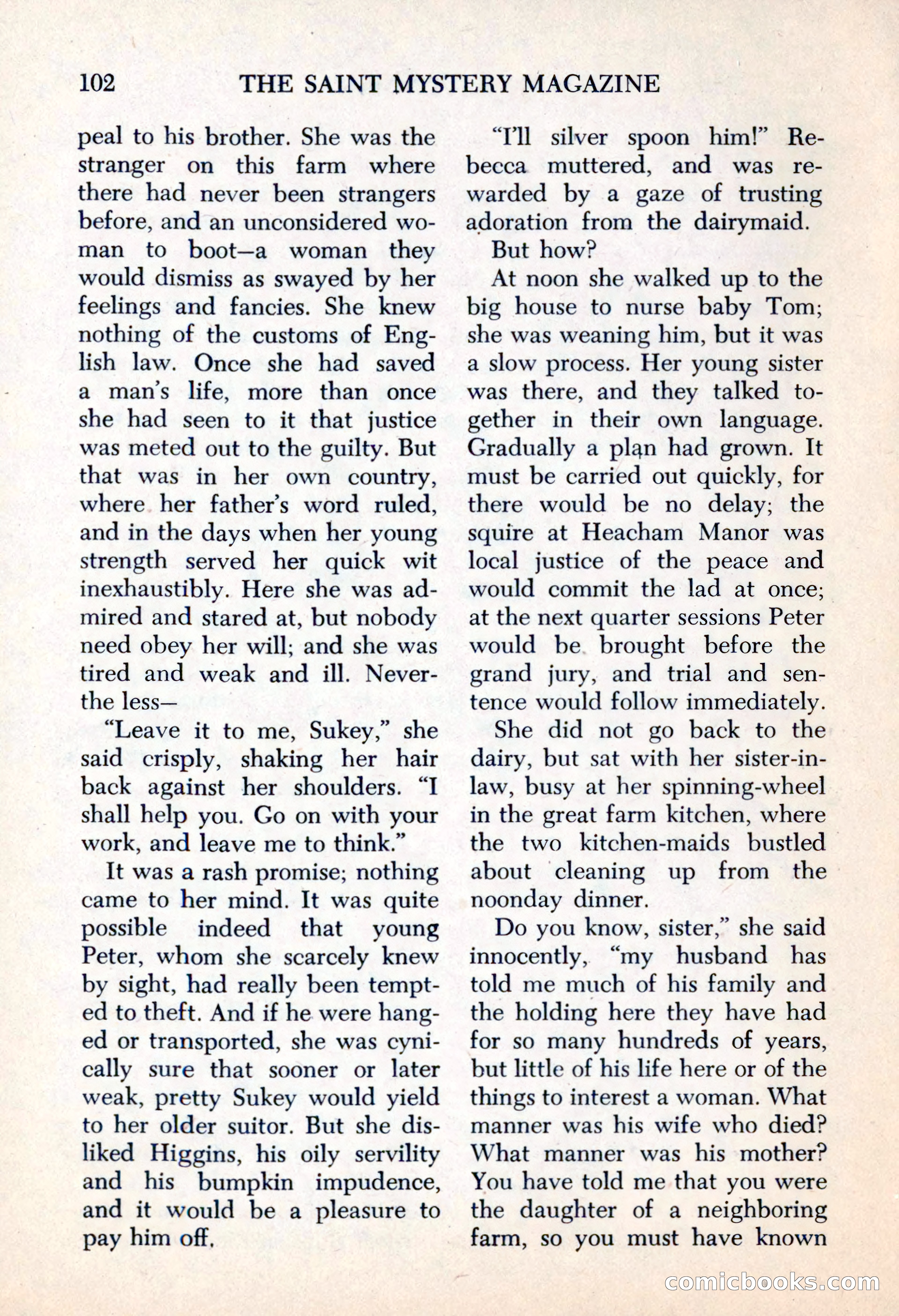 The Saint Mystery Magazine, May 1963 — page 104 of 132