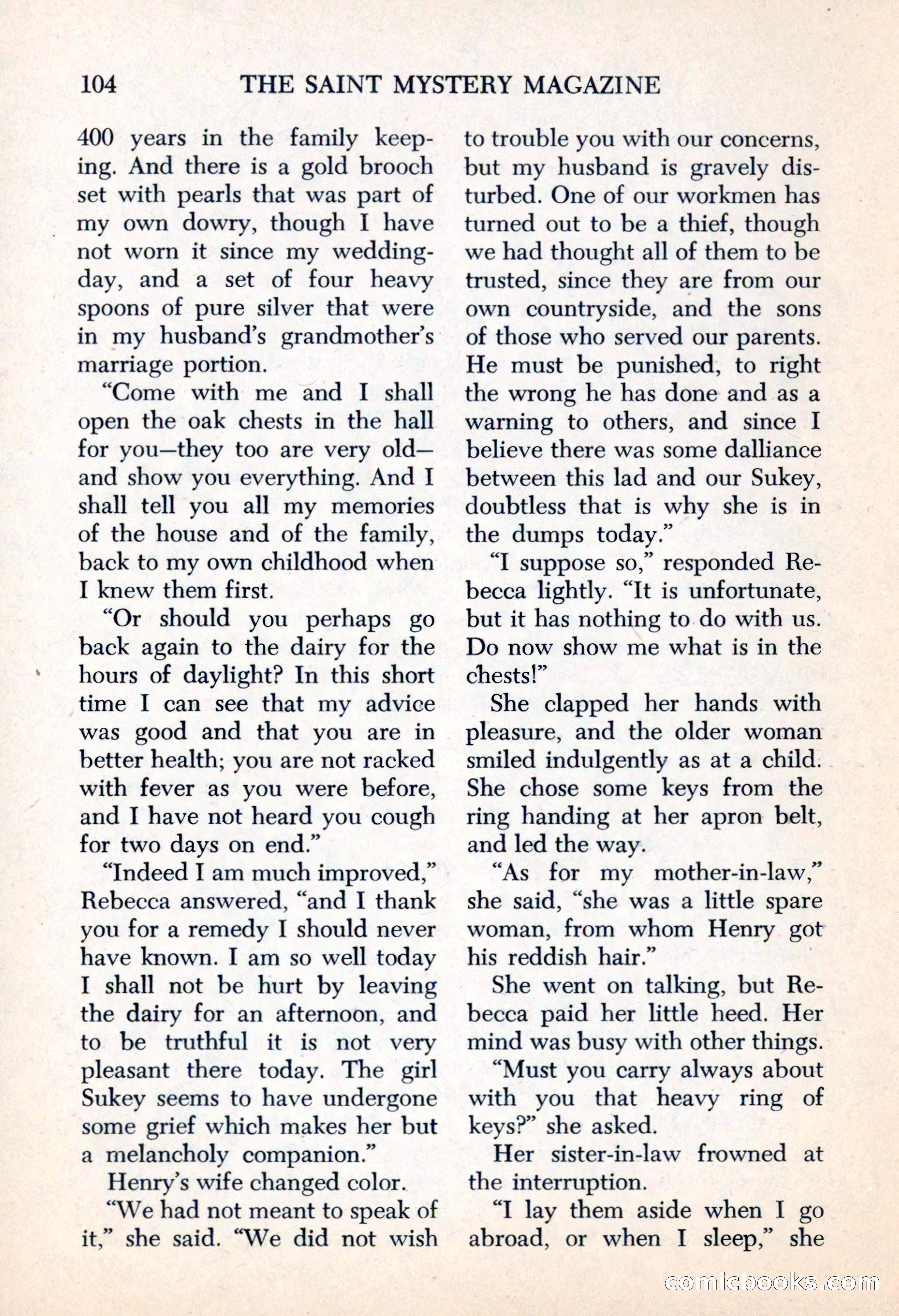 The Saint Mystery Magazine, May 1963 — page 106 of 132