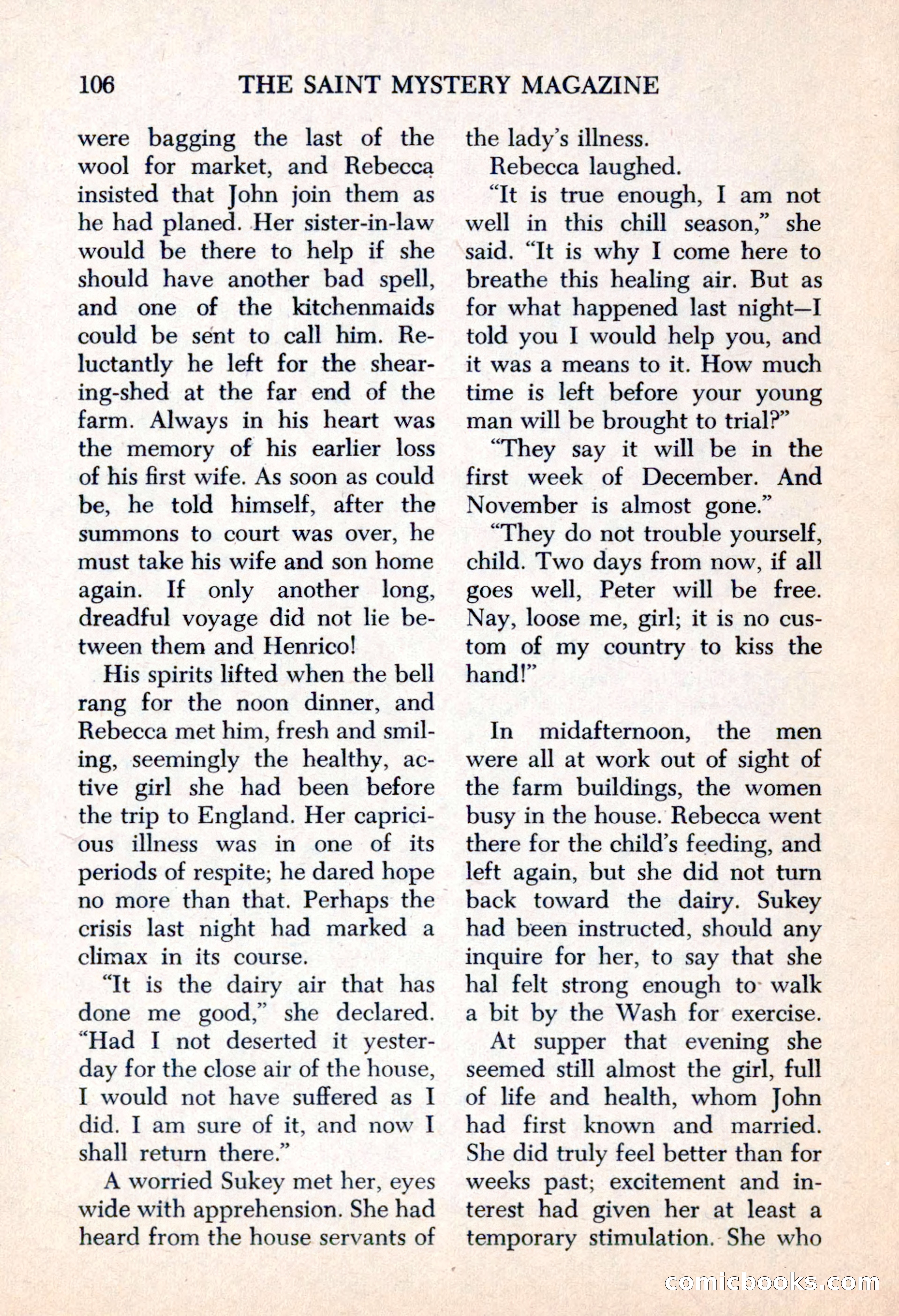 The Saint Mystery Magazine, May 1963 — page 108 of 132