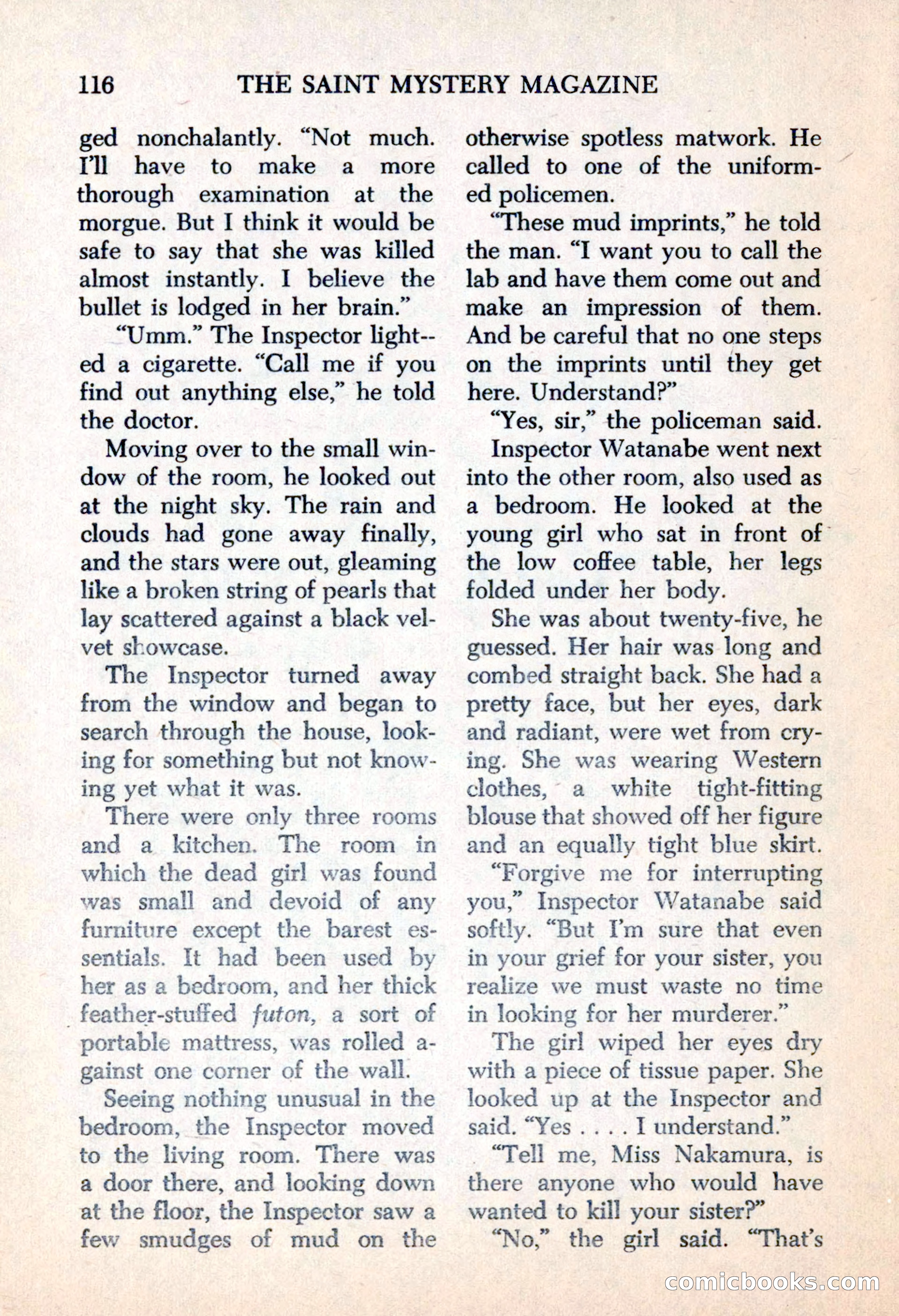 The Saint Mystery Magazine, May 1963 — page 118 of 132