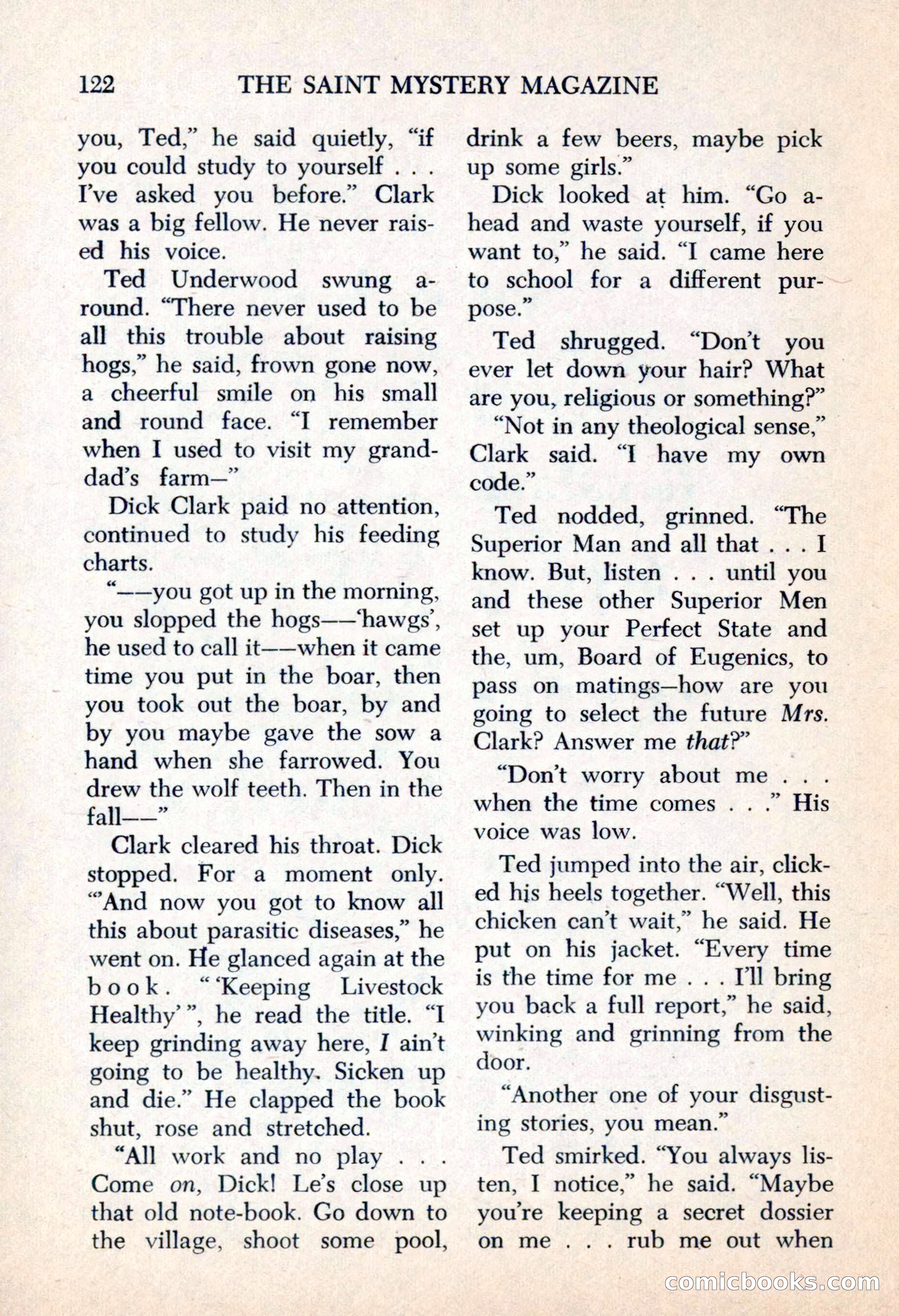 The Saint Mystery Magazine, May 1963 — page 124 of 132
