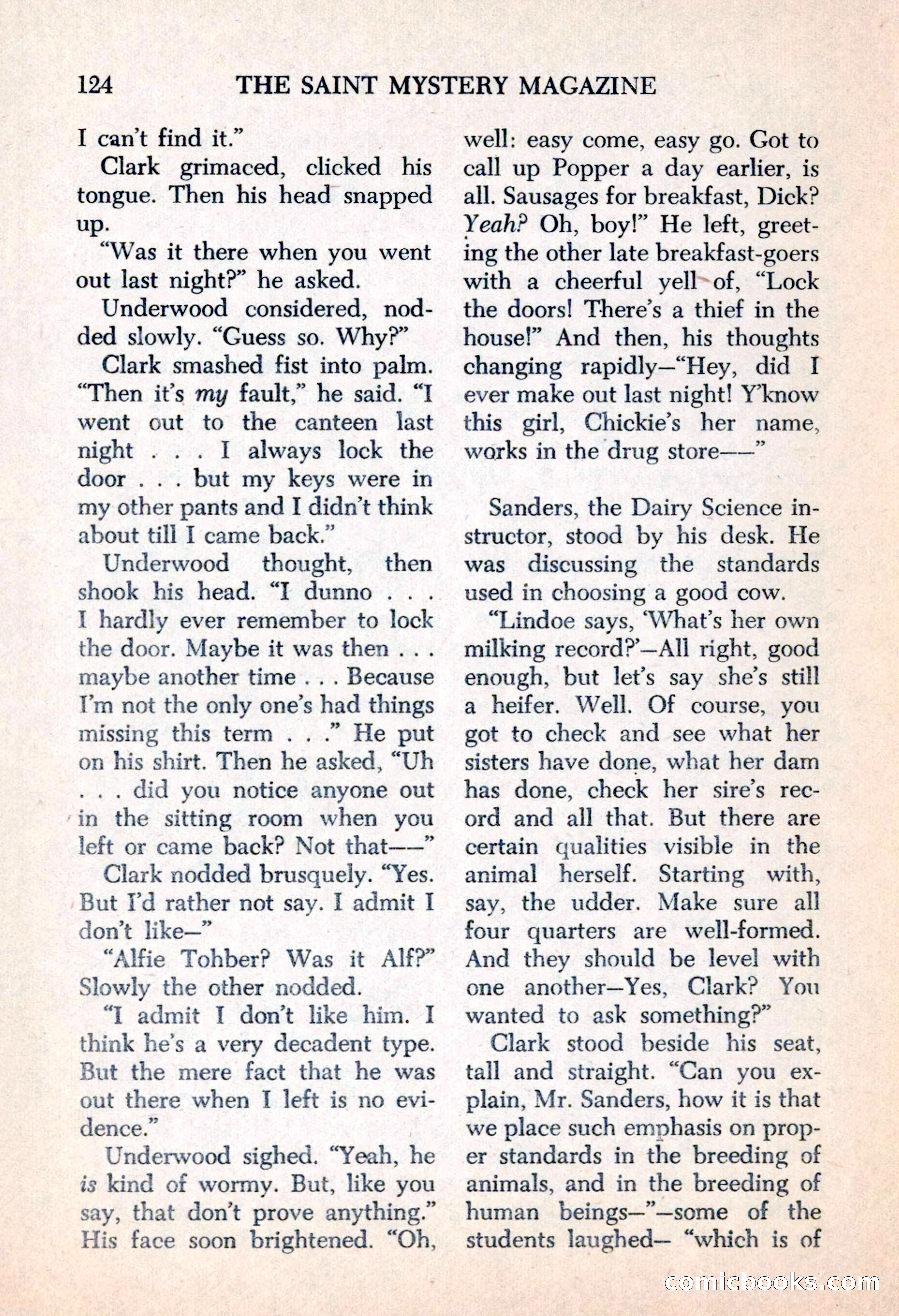 The Saint Mystery Magazine, May 1963 — page 126 of 132