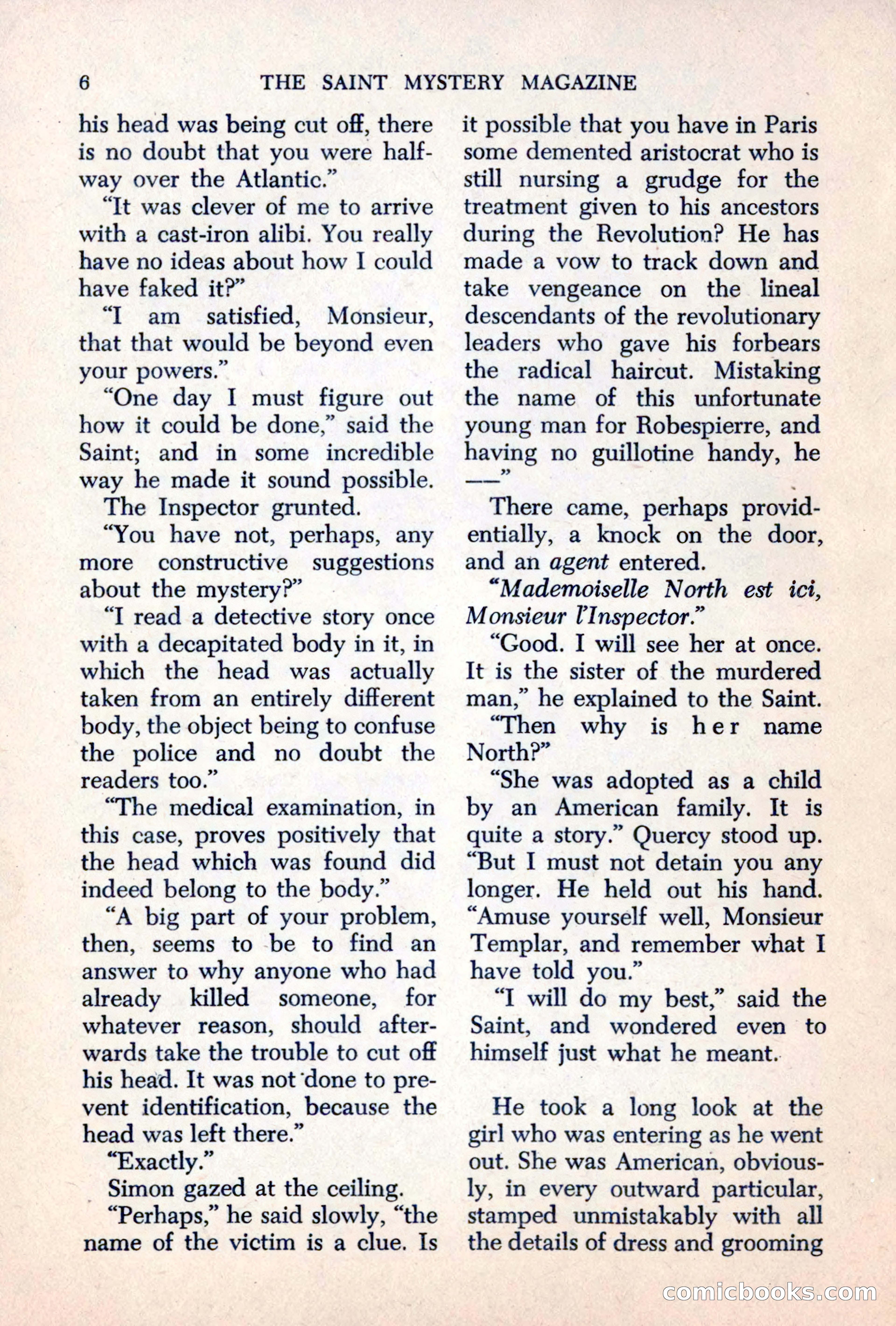 The Saint Mystery Magazine, June 1963 — page 8 of 132