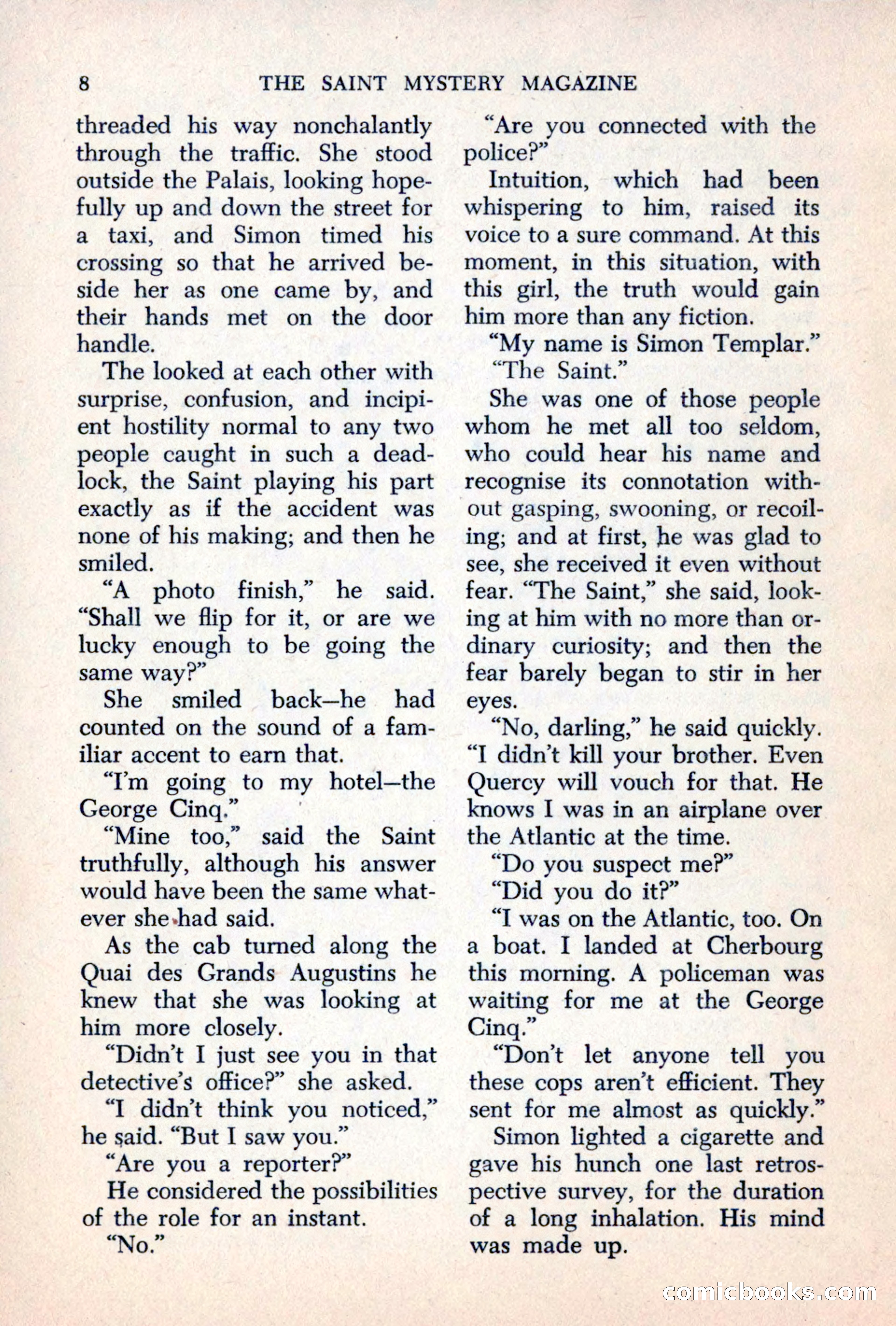 The Saint Mystery Magazine, June 1963 — page 10 of 132