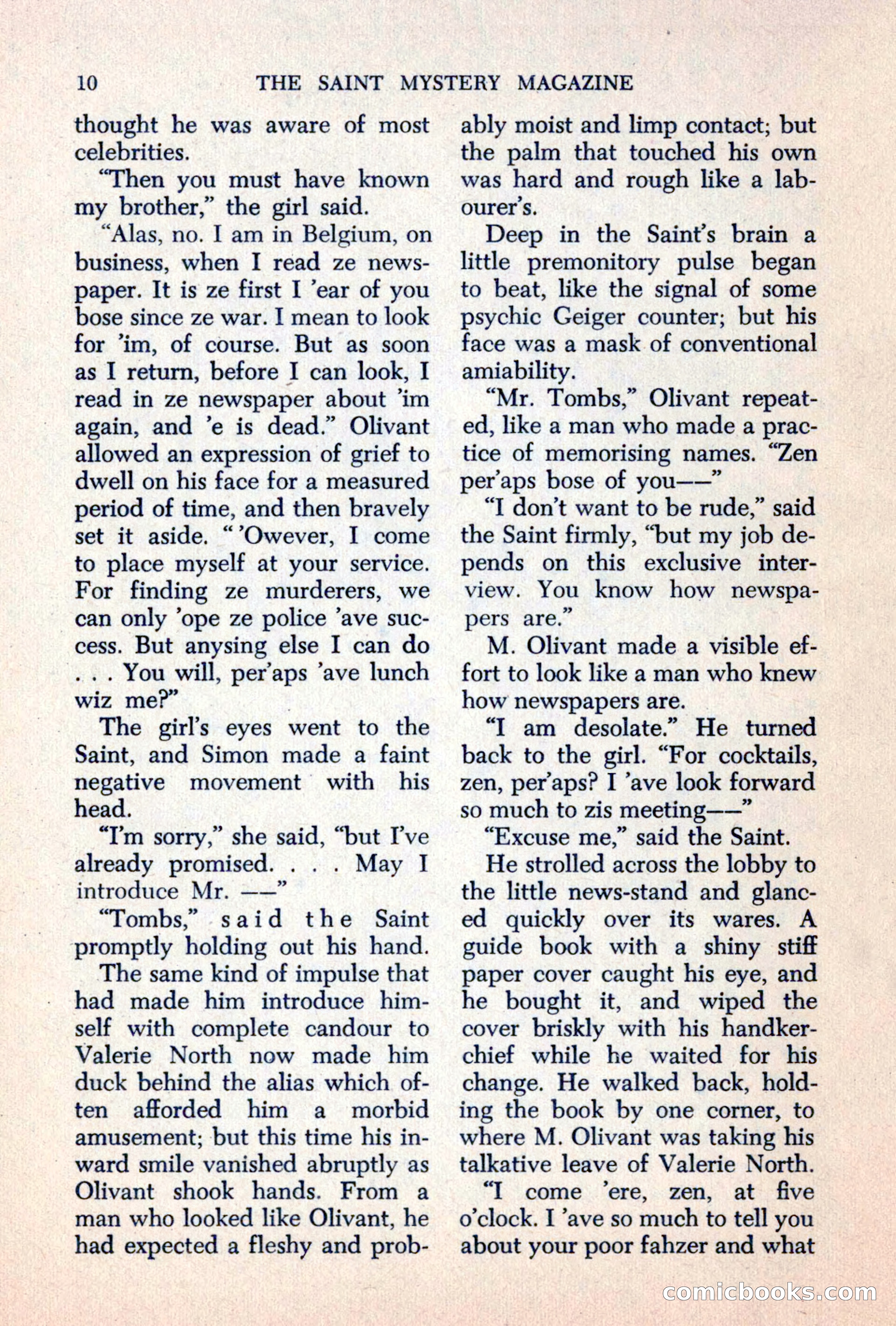 The Saint Mystery Magazine, June 1963 — page 12 of 132